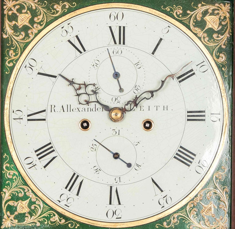 Scottish Antique George III Mahogany Longcase Clock by Robert Alexander ...