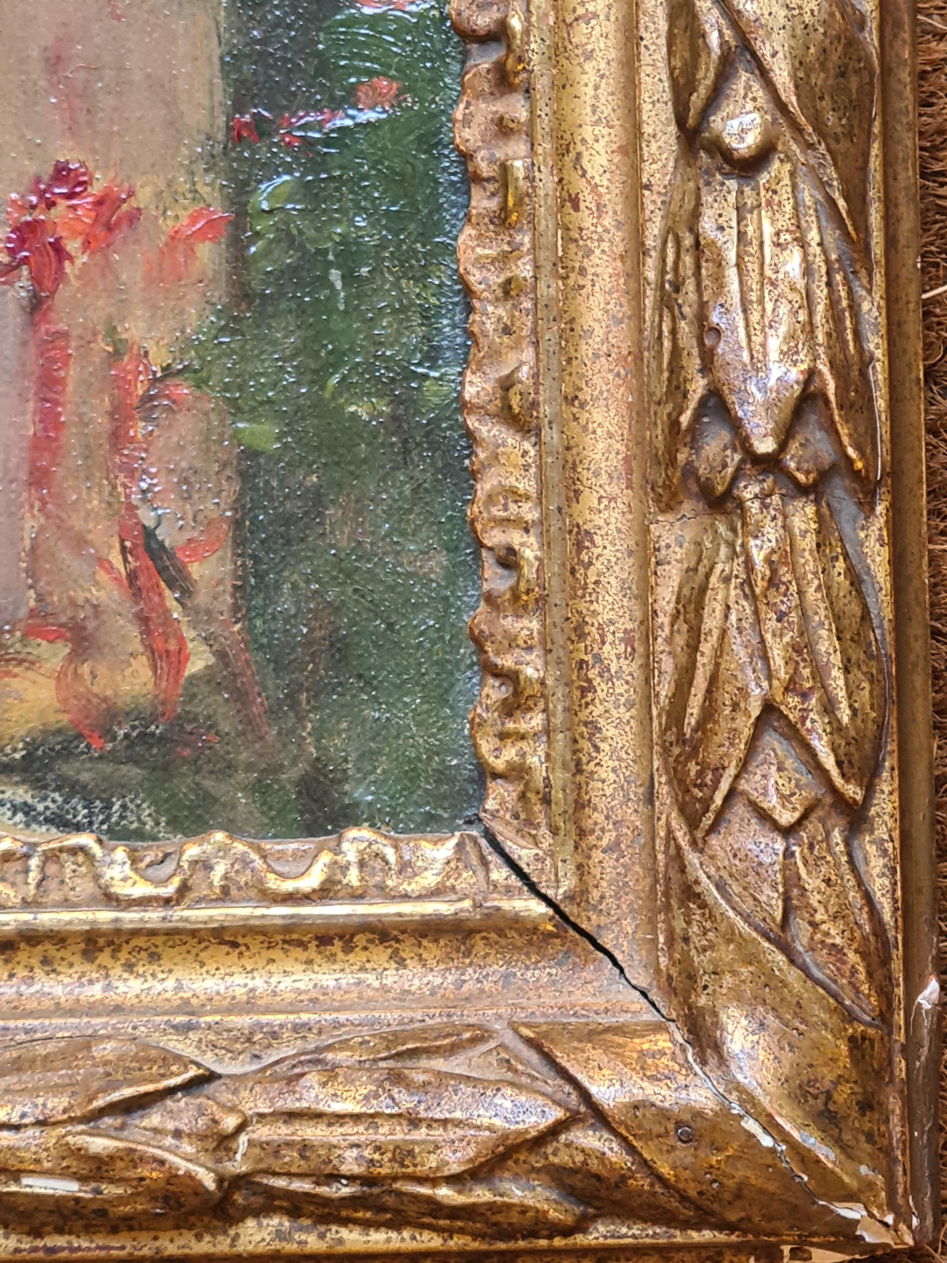 Vue de Paris, Les Invalides et Sacre Coeur, Le Jardin Art Déco en vente 11
