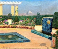 View of Paris, Les Invalides et Sacre Coeur, The Art Deco Garden