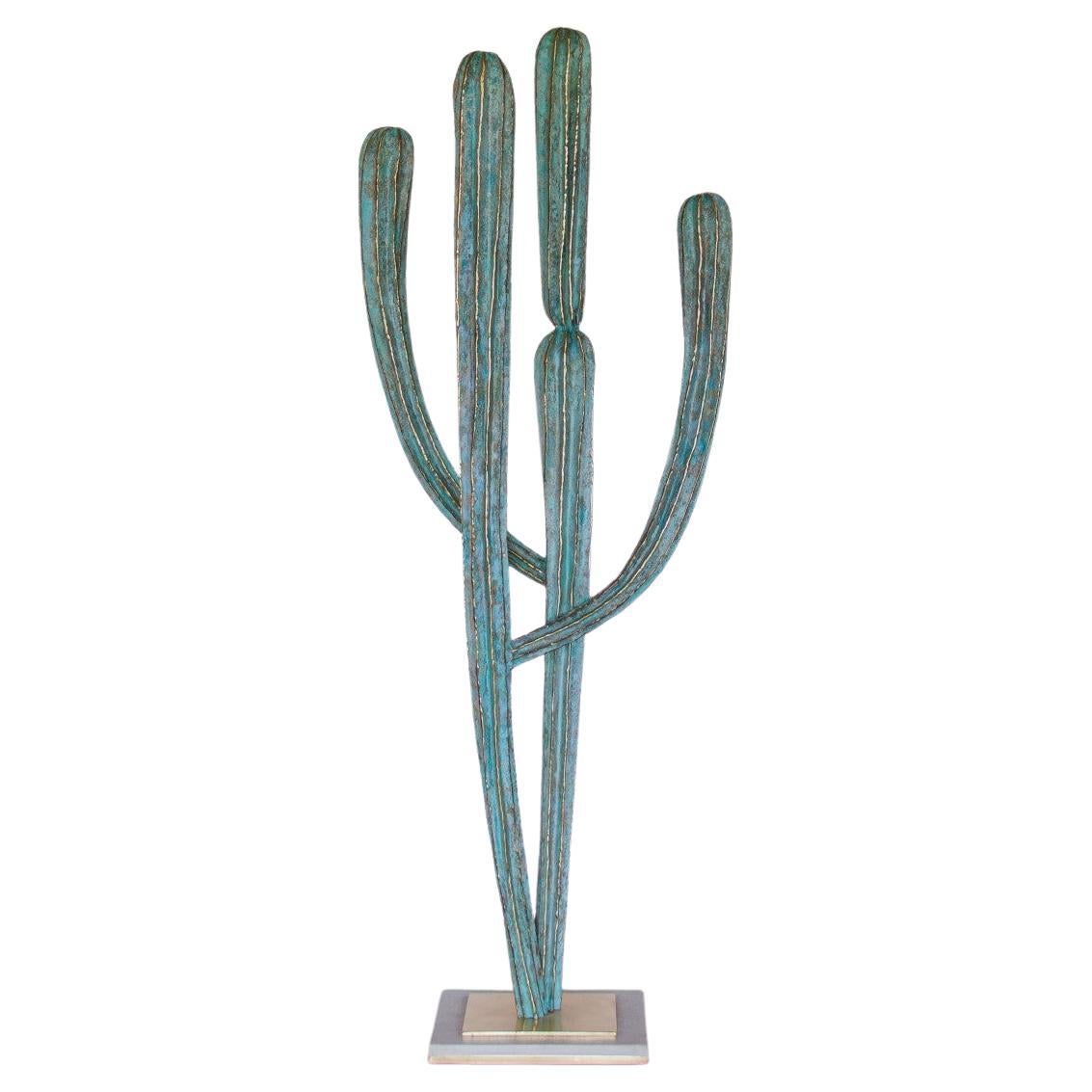 Sculptural Cactus by Alain Chervet, 1987 Titled 'Tikal'