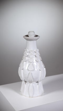 A Sculptural Ceramic Lamp by Marie Kaikinger France 1970s