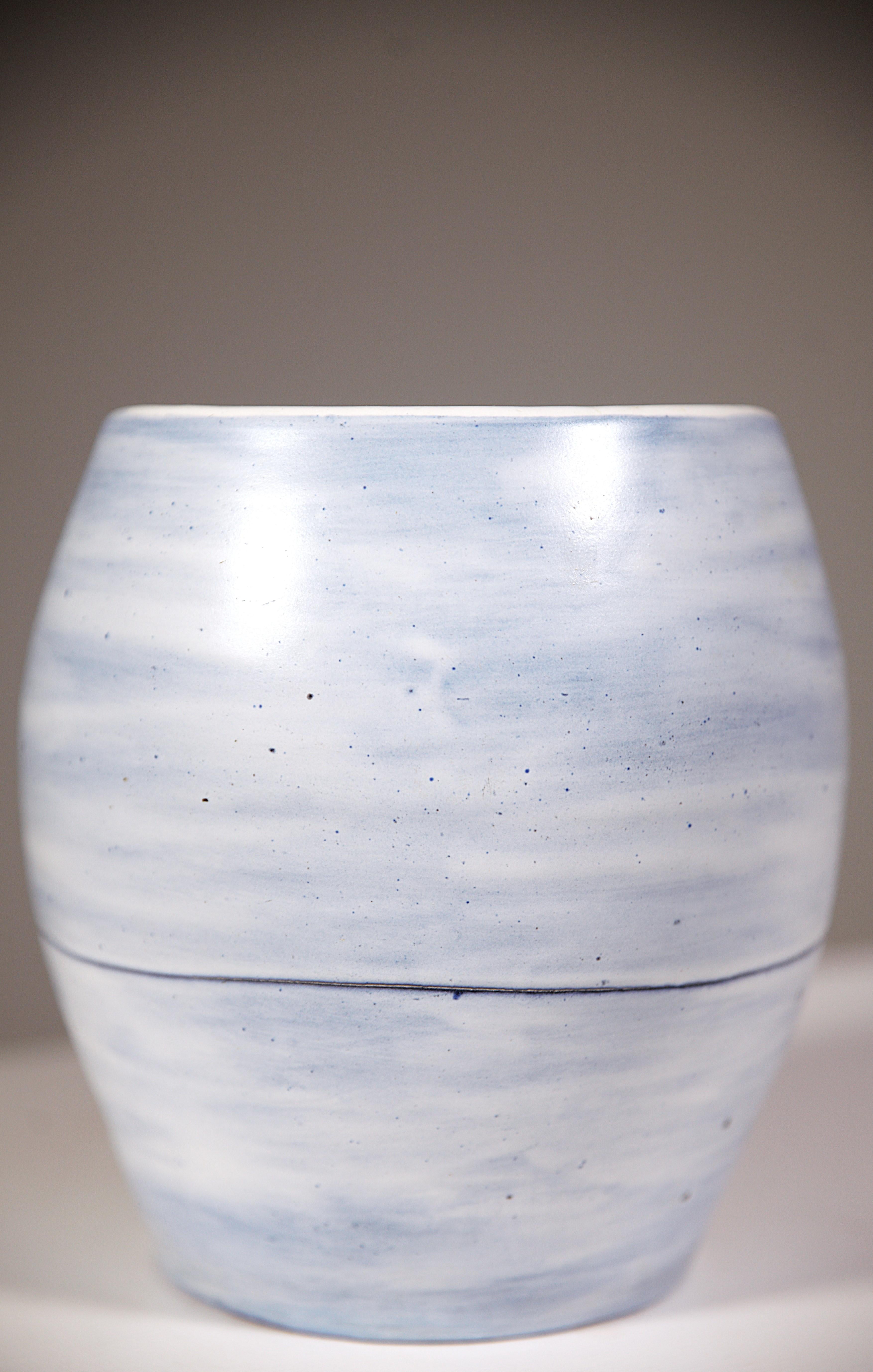 Vaso scultoreo in ceramica di Mado Jolain Francia anni '50 In condizioni buone in vendita a HYÈRES, FR