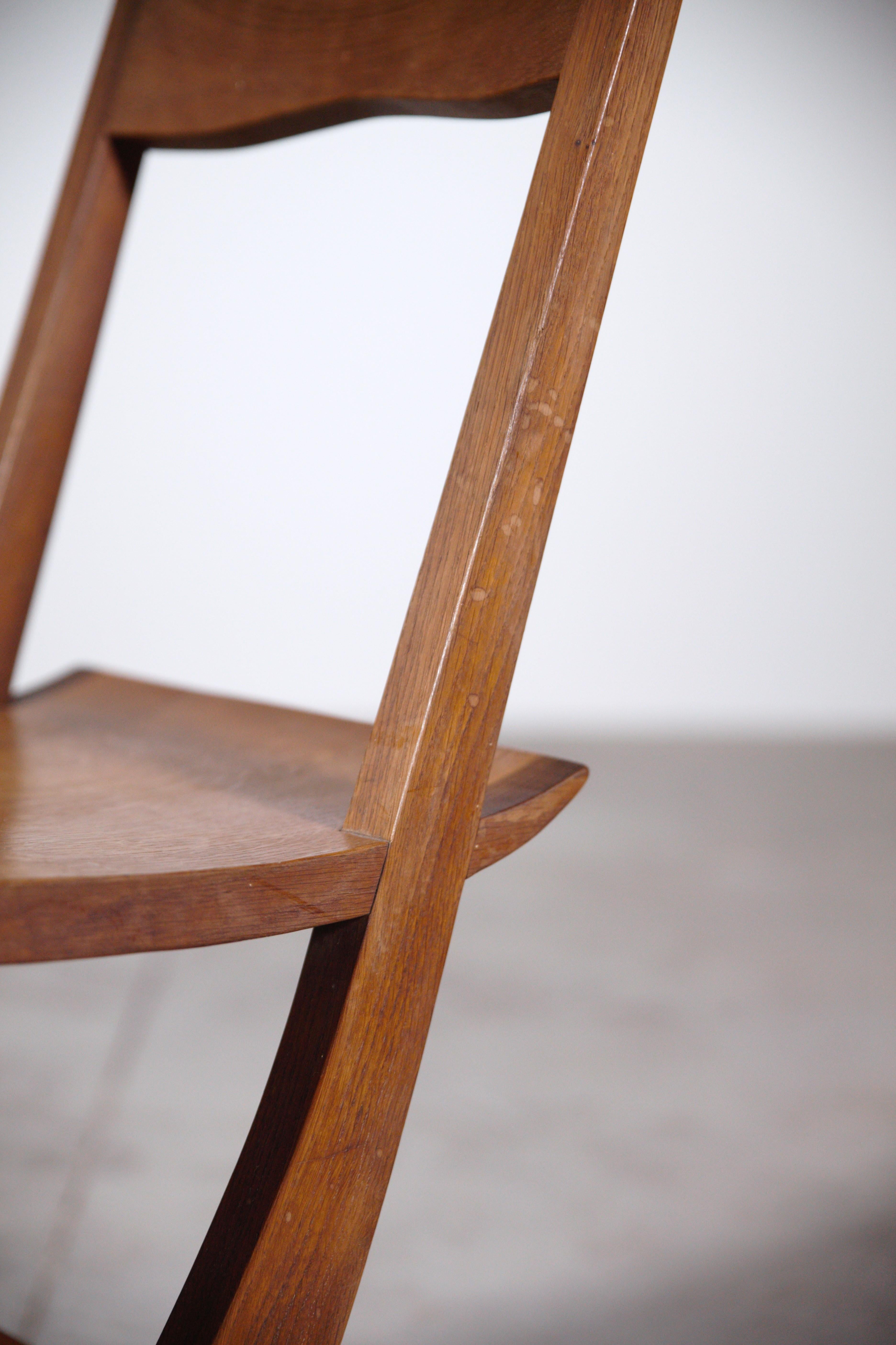 A Sculptural Chair by Joseph Savina France 1960's For Sale 1