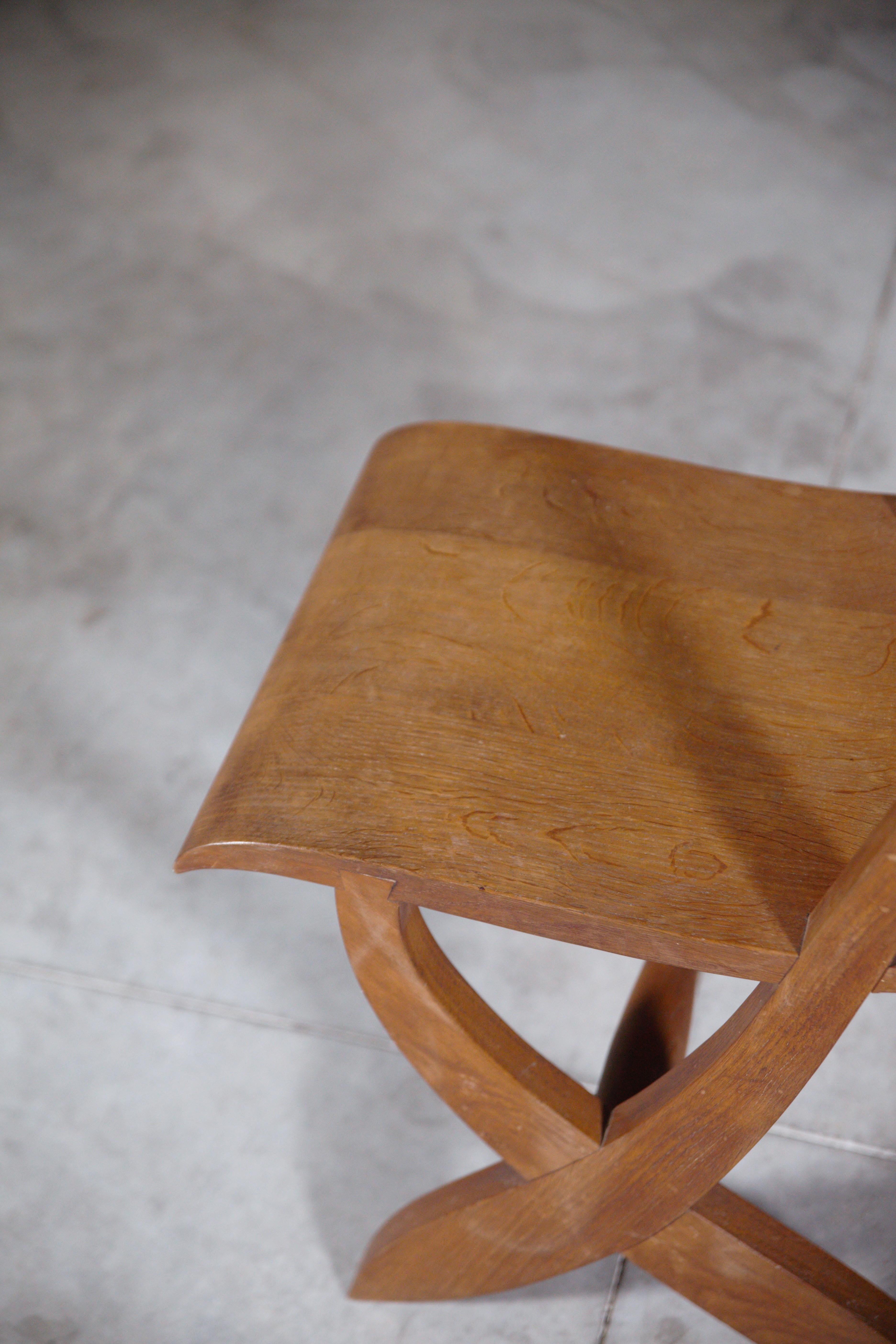 A Sculptural Chair by Joseph Savina France 1960's For Sale 3