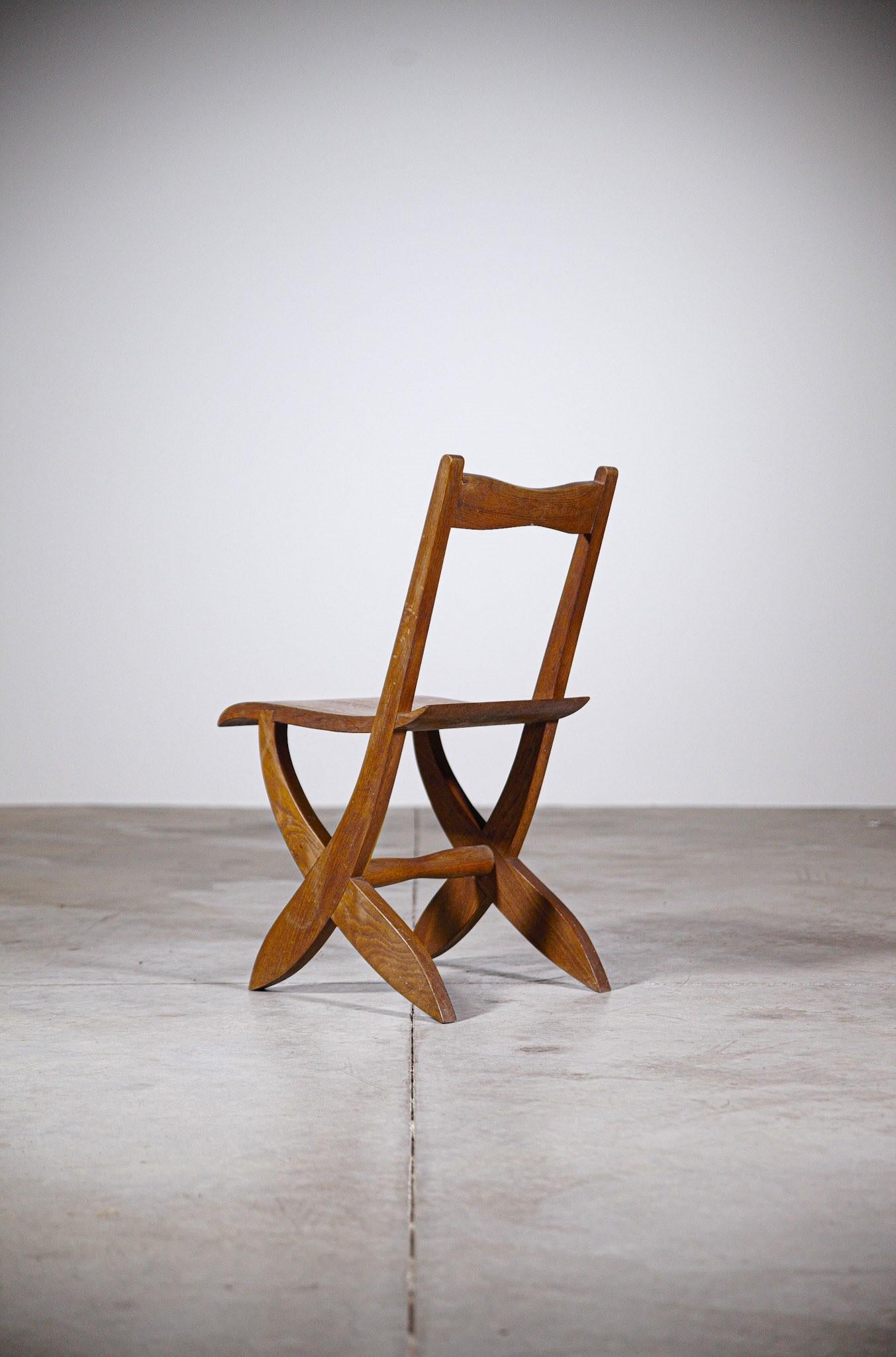 A Sculptural Chair by Joseph Savina France 1960's