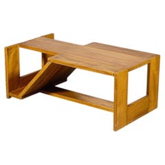 A Sculptural Coffee Table by Alain Ladroit for Maison Regain France 1980's