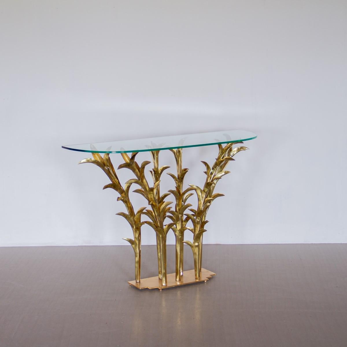 French Sculptural Console Table by Alain Chervet, 1992 Titled 'Madere' For Sale