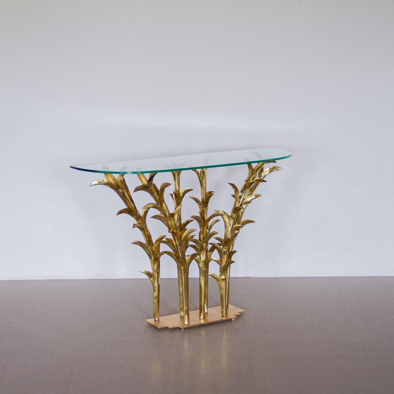 French Sculptural Console Table by Alain Chervet, 1992 Titled 'Madere' For Sale
