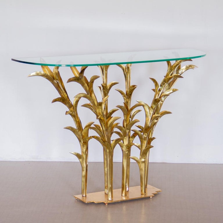 Sculptural Console Table by Alain Chervet, 1992 Titled 'Madere' In Good Condition For Sale In Donhead St Mary, Wiltshire