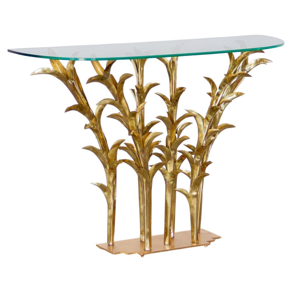Sculptural Console Table by Alain Chervet, 1992 Titled 'Madere' For Sale
