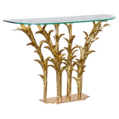 Sculptural Console Table by Alain Chervet, 1992 Titled ''Madere''