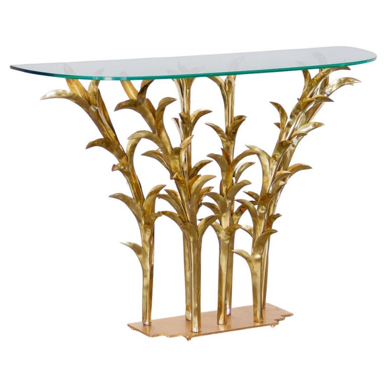 Sculptural Console Table by Alain Chervet, 1992 Titled 'Madere' For Sale