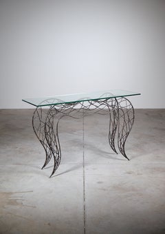 Mesa consola escultórica de François Liguori Sète Francia Años 2000