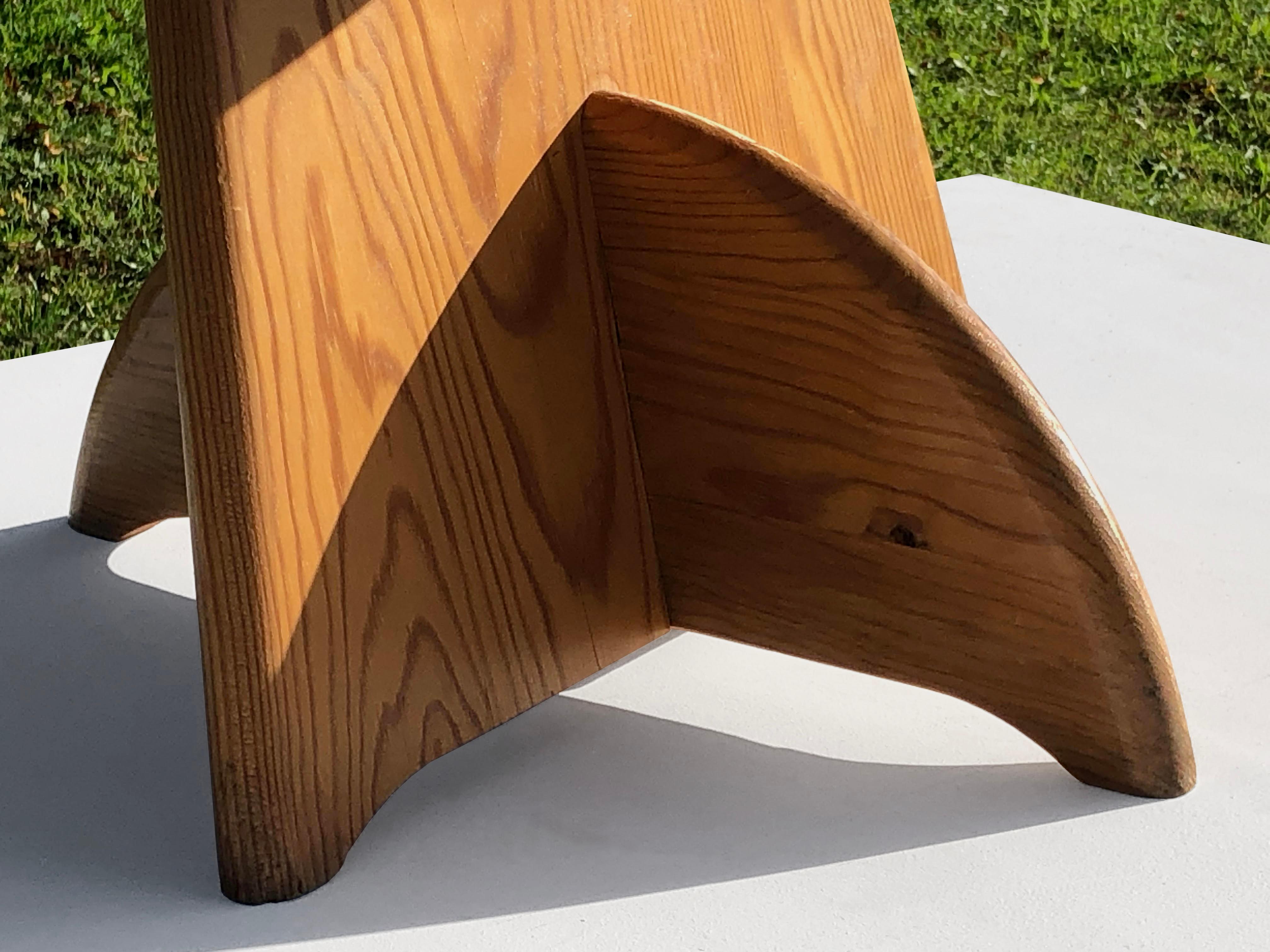 A Sculptural CONSTRUCTIVIST BRUTALIST chair by GIJS BOELAARS, Holland 1970 For Sale 3