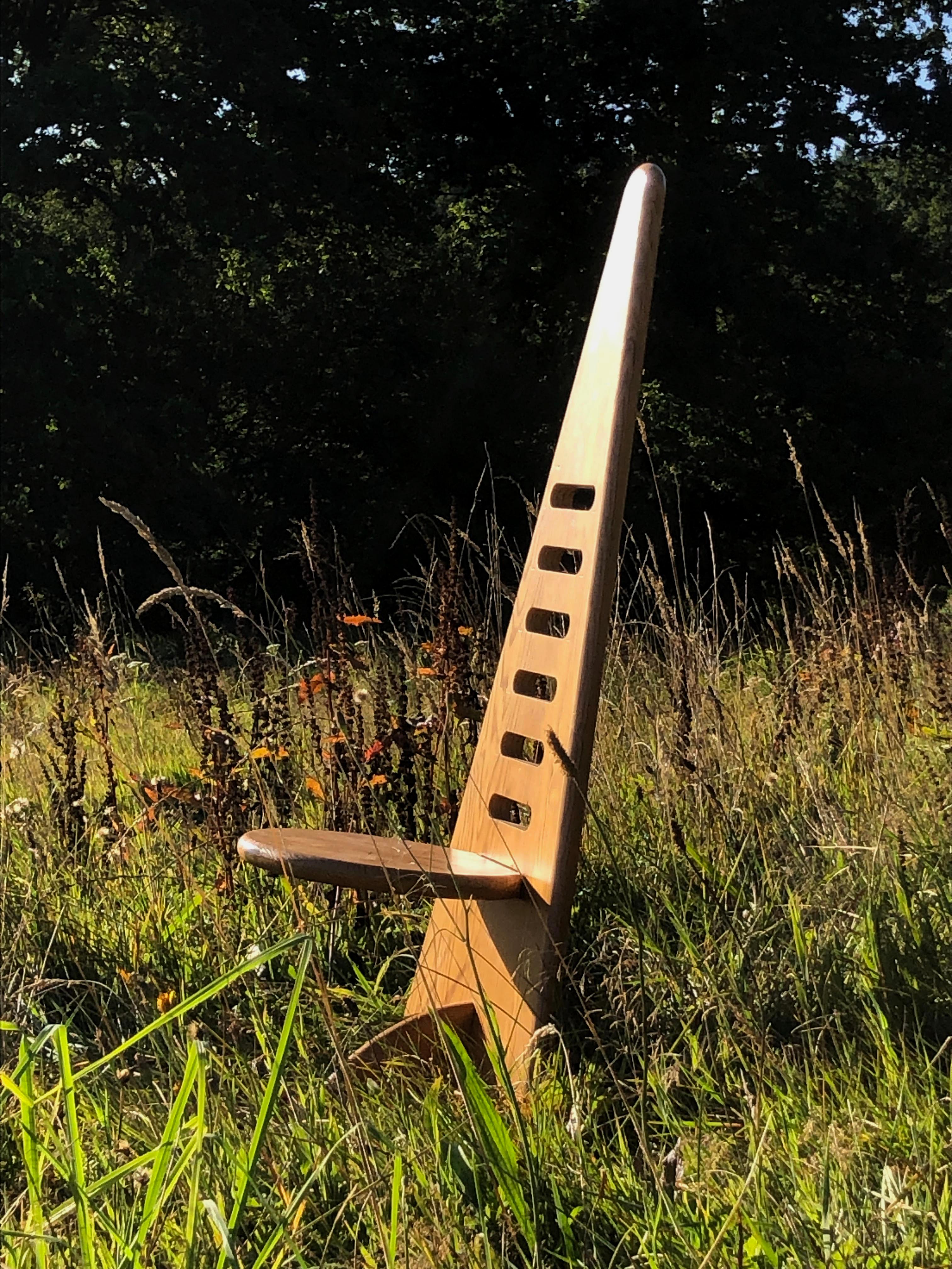 Late 20th Century A Sculptural CONSTRUCTIVIST BRUTALIST chair by GIJS BOELAARS, Holland 1970 For Sale