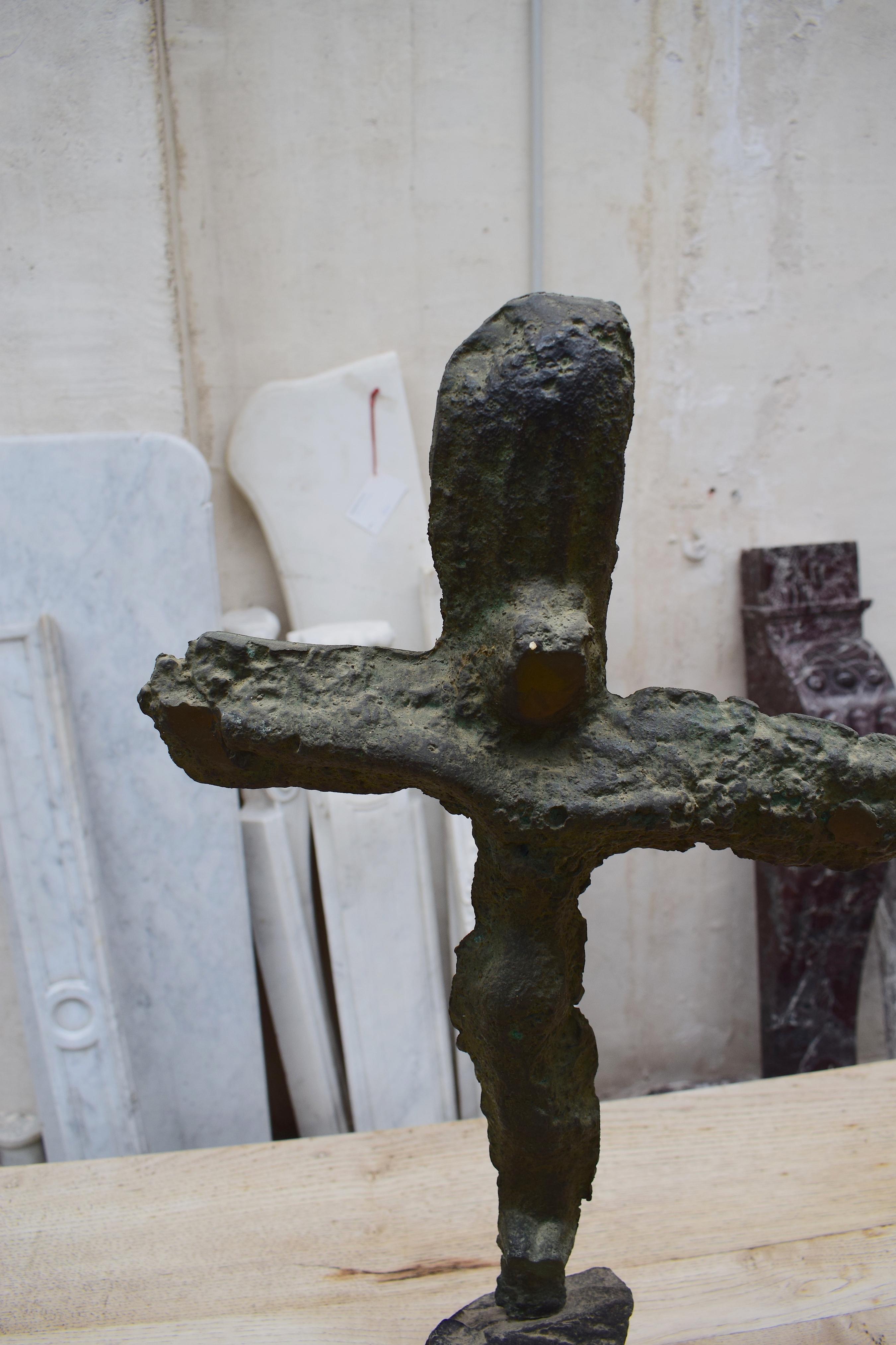 20th Century Sculptural Crucifixion by the Catalan Artist Xavier Ruscallleda For Sale