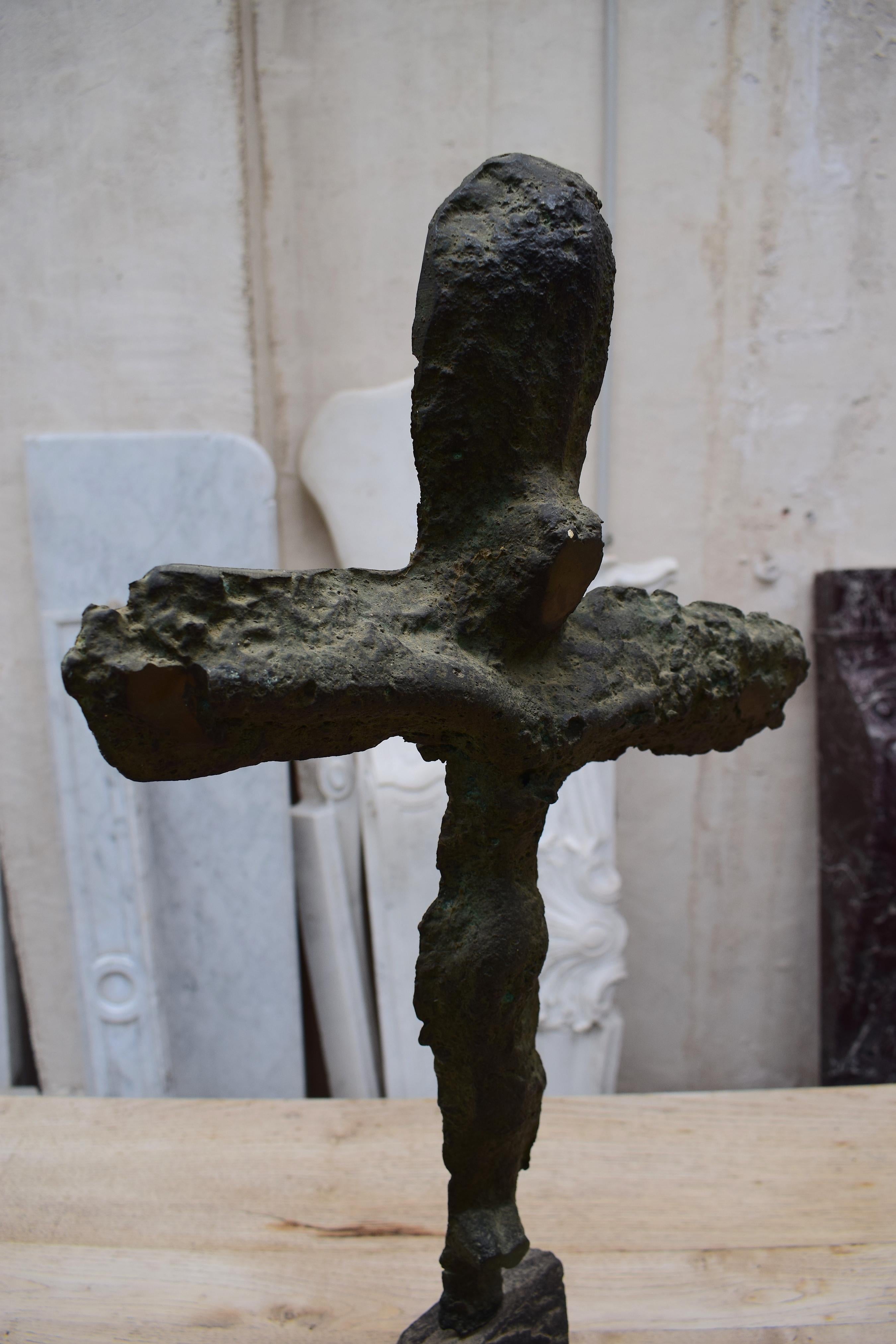 Sculptural Crucifixion by the Catalan Artist Xavier Ruscallleda For Sale 1