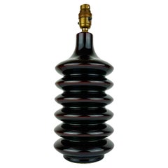 A Sculptural Mid Century Ceramic Lamp Base , Circa 1960s