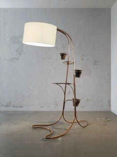 A SPECTACULAR SCULPTURAL MID-CENTURY-MODERN FREE-FORM FLOOR LAMP, France 1950