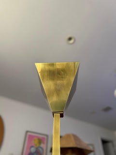 A sculptural post modern floor lamp, circa 1980s