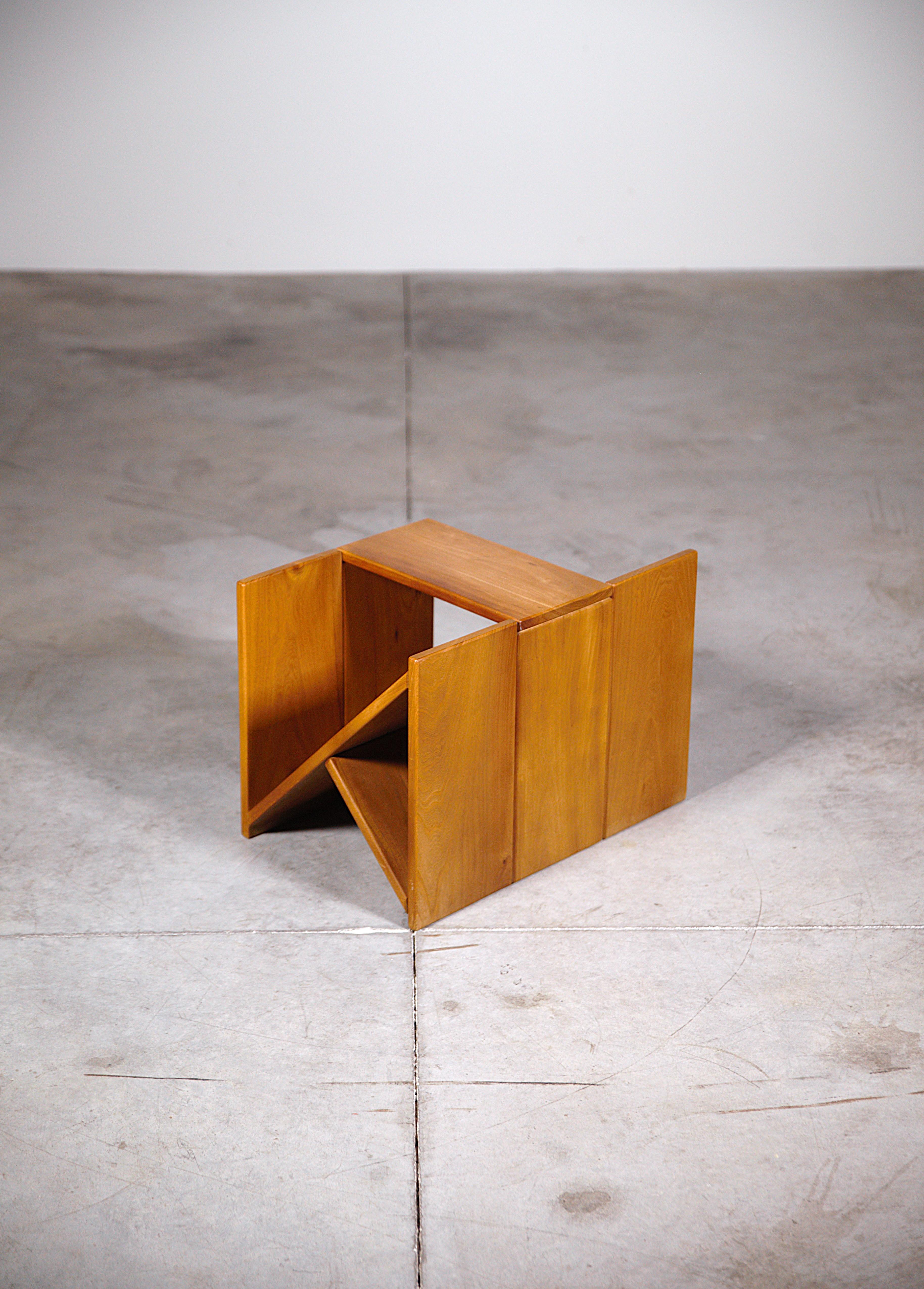 Mesa auxiliar escultórica de Alain Ladroit para Maison Regain Francia Años 80 en venta 1