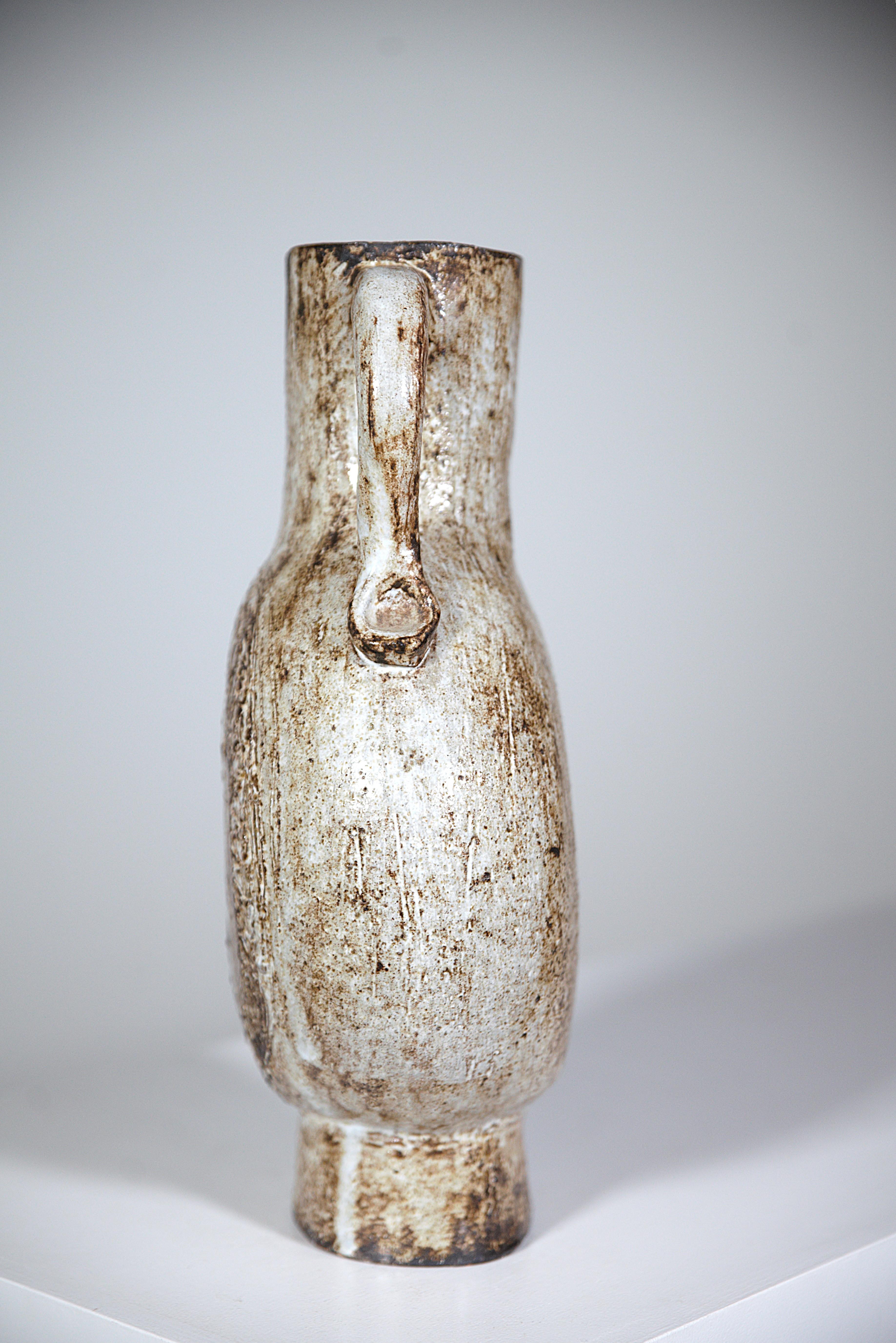 Ceramica Vaso scultoreo di Jacques Pouchain Atelier A Dieulefit Francia anni '60 in vendita