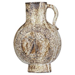A Sculptural Vase by Jacques Pouchain Atelier Dieulefit France 1960's