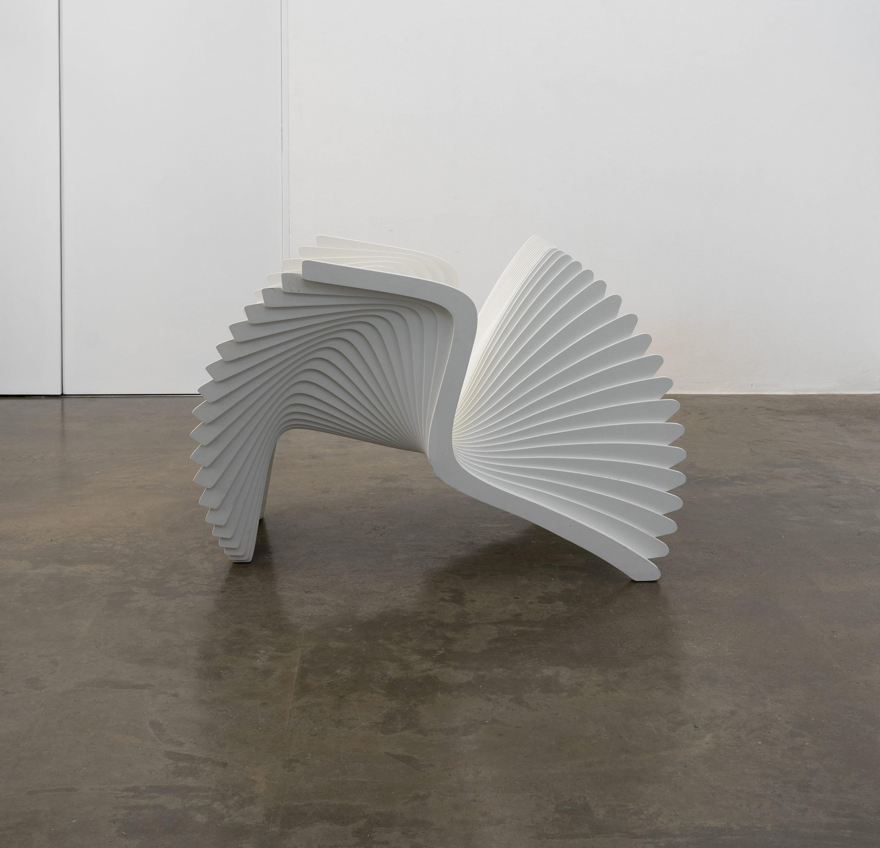 A Sculptural Wooden Monroe Chair by Alexander White For Sale 3