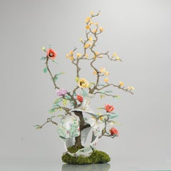 Sculpture by Patrick Bergsma Made from a 19th Chinese Fencai Porcelain Vase