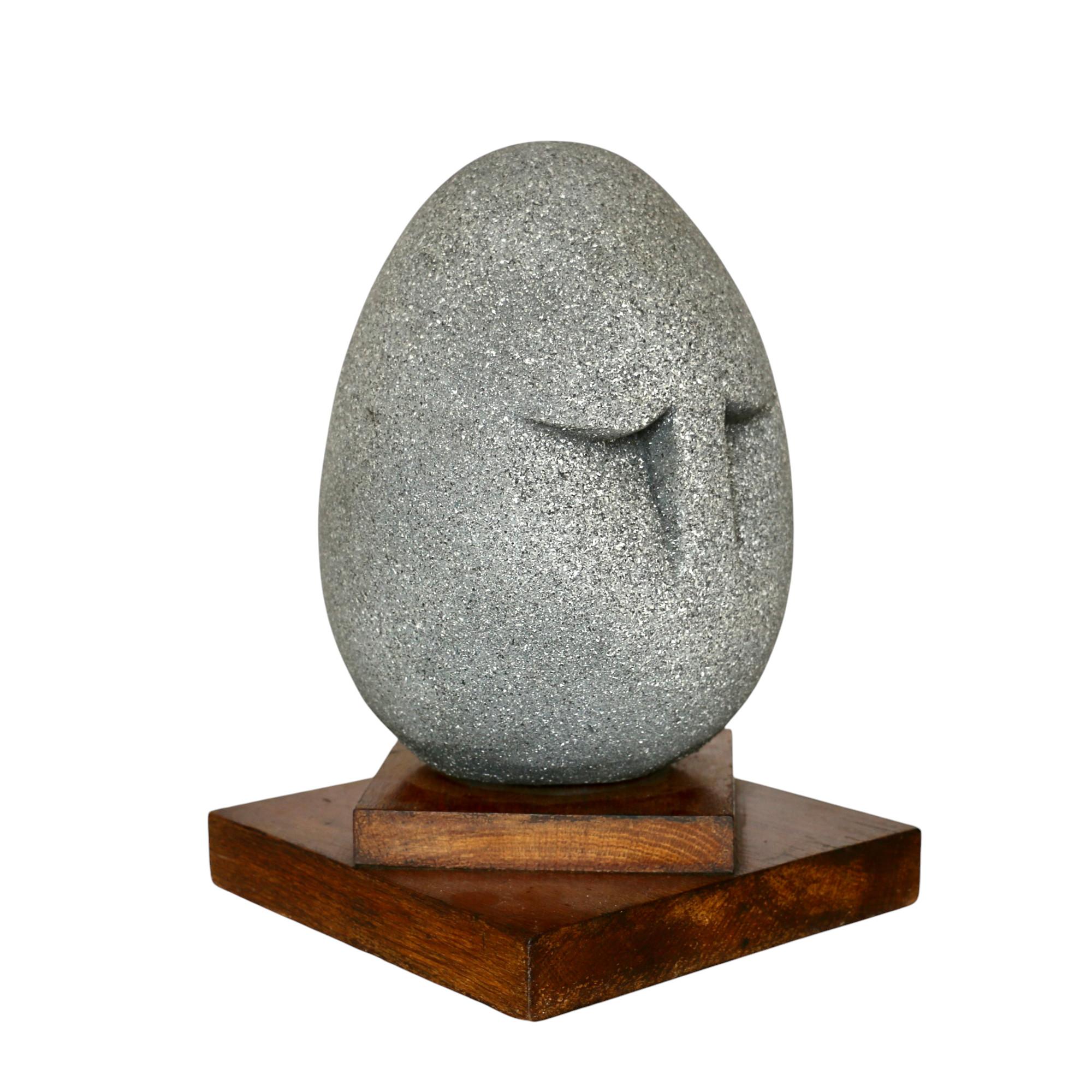 French A sculpture in composite material, France 60s. For Sale