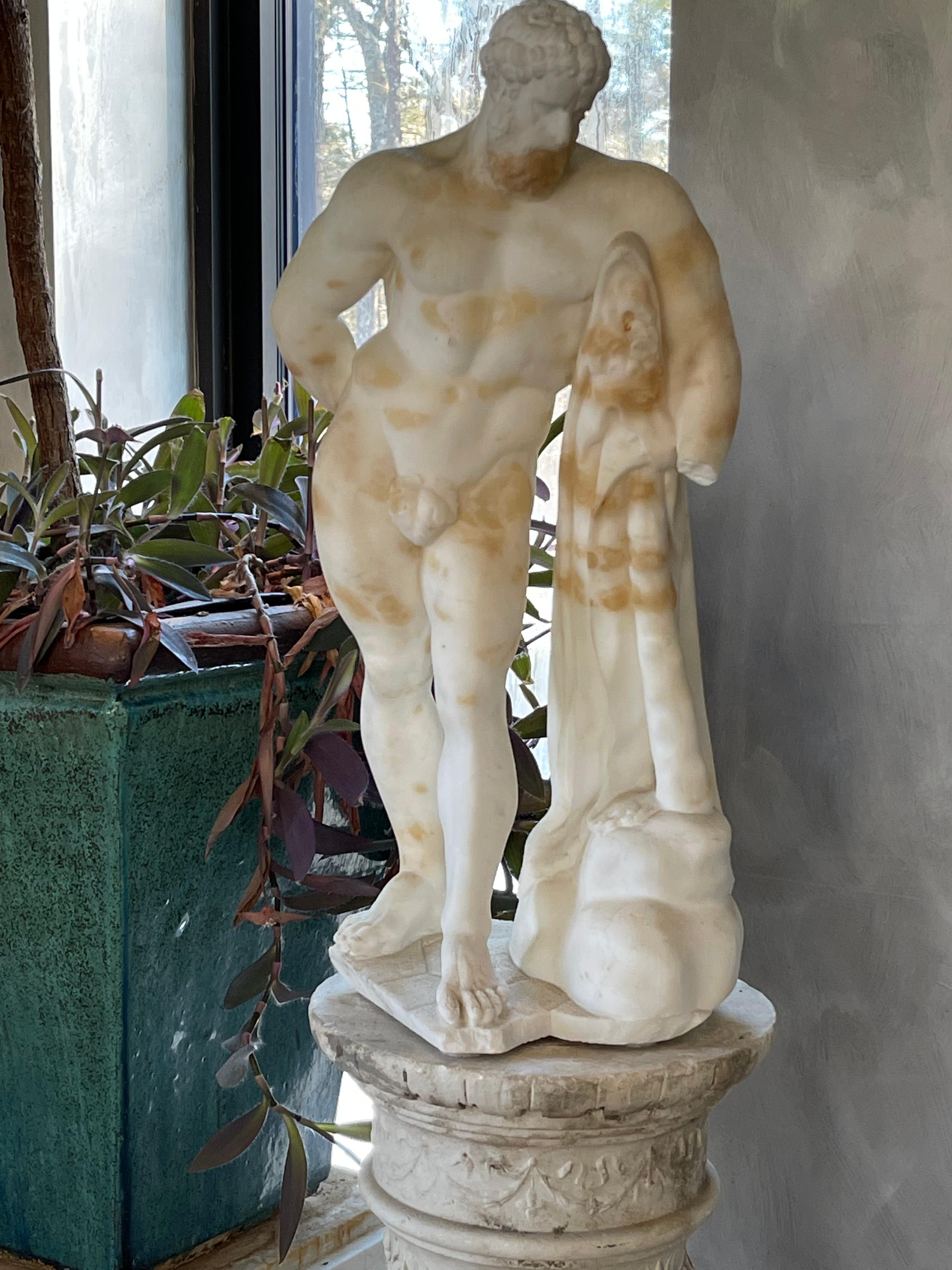 Italian A Sculpture of Hercules  For Sale