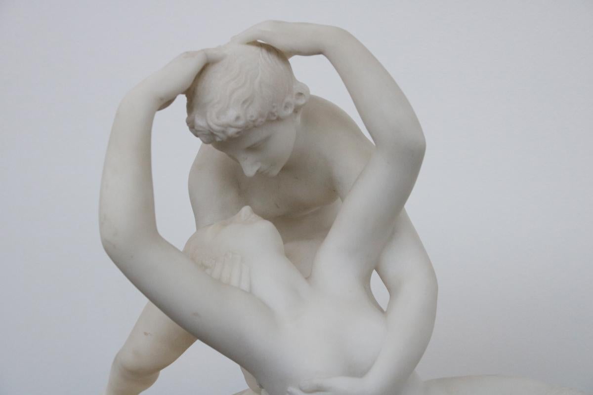 Skulptur der Psyche, wiederbelebt von Amors Kissen (Italienisch) im Angebot