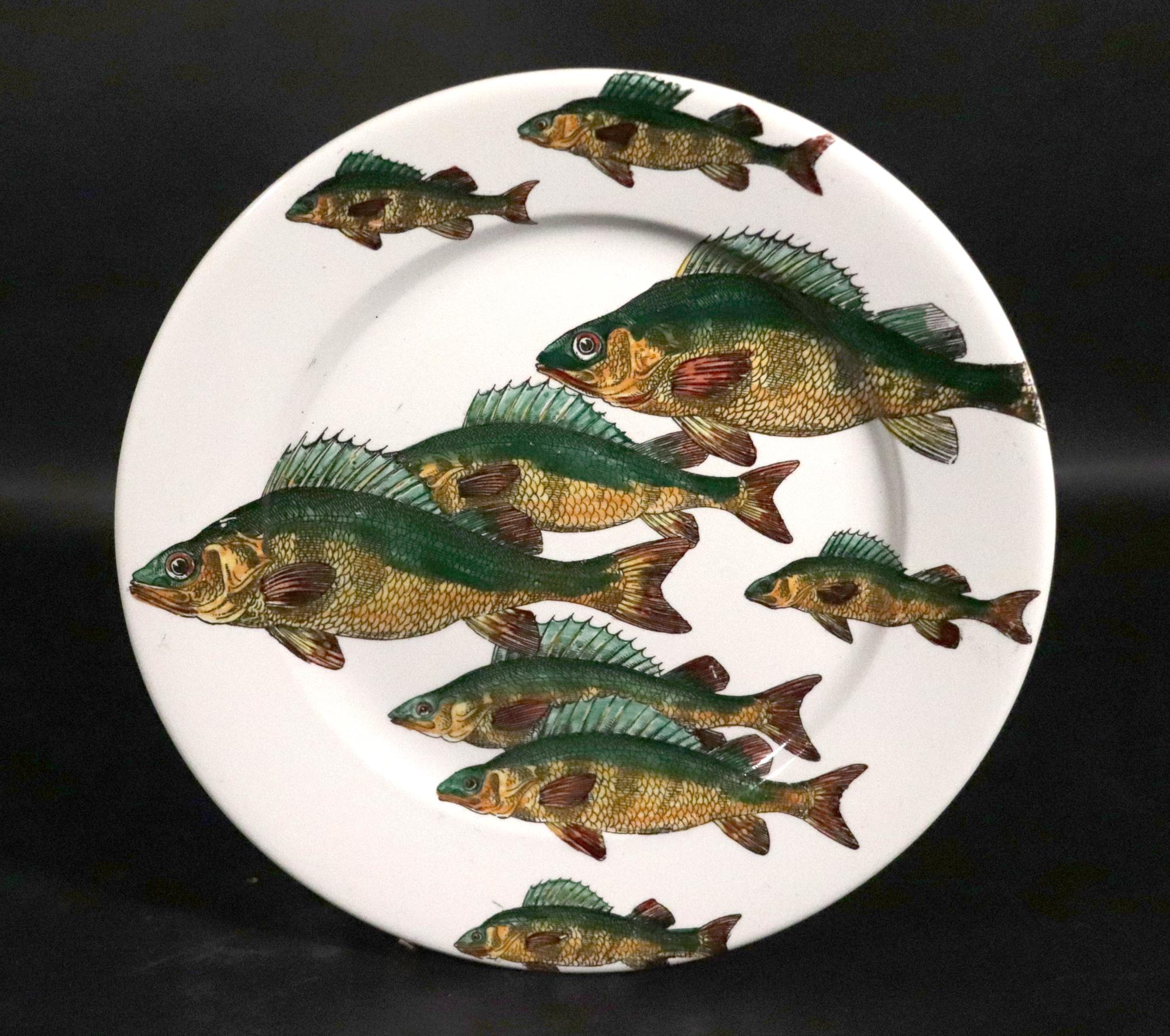A Sea of Imagination: Piero Fornasetti’s Iconic Pesci Plates For Sale 1
