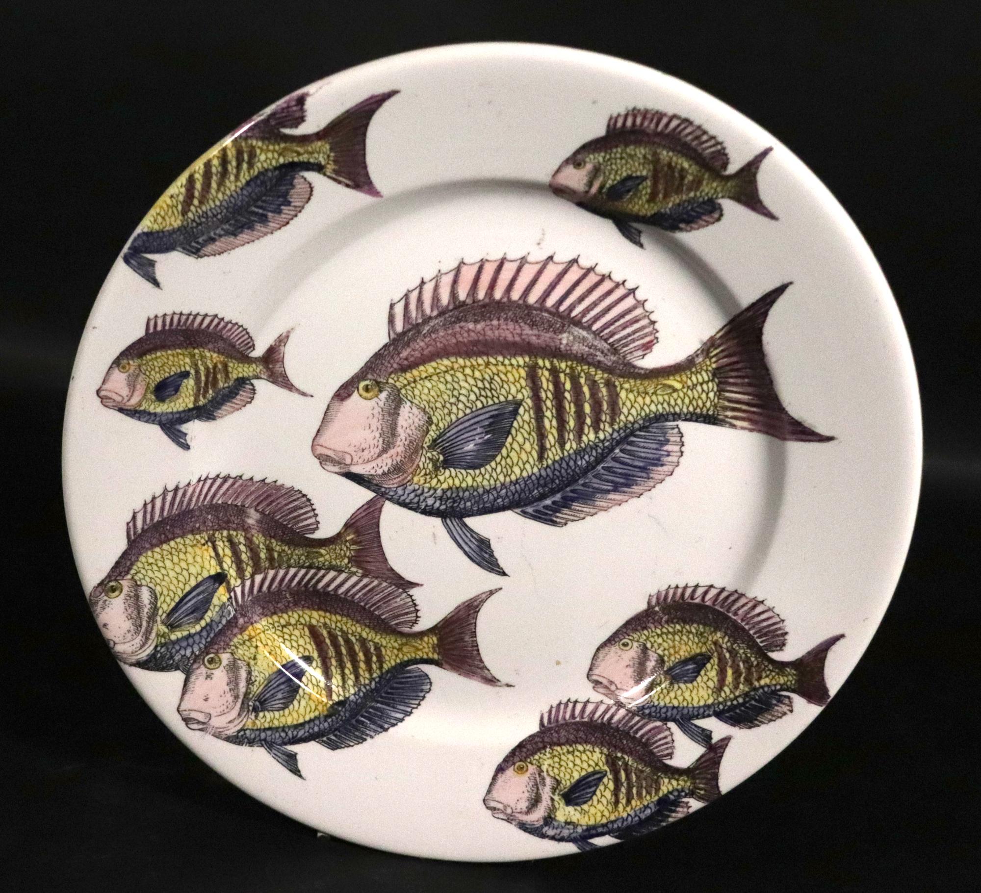 A Sea of Imagination: Piero Fornasetti’s Iconic Pesci Plates For Sale 2