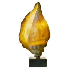 A "sea snail" lamp - French folk art - 1950s