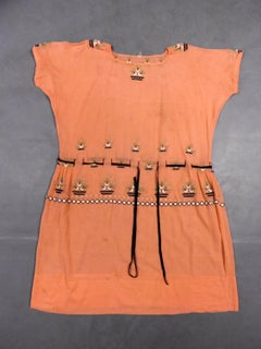 A Seaside Embroidered Cotton Dress in the style of Atelier Martine Circa 1920