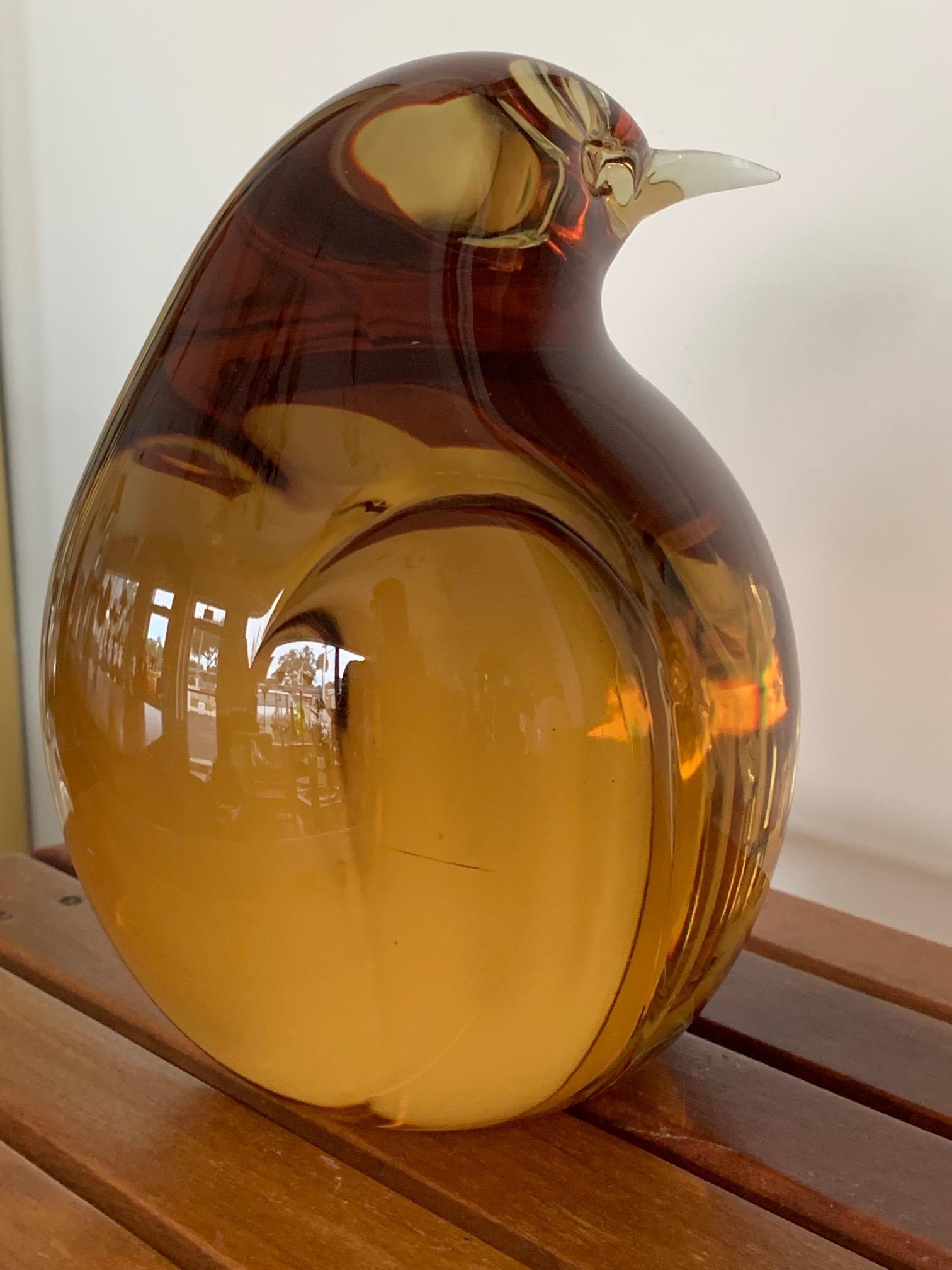 Seguso Glass Pigeon For Sale 1
