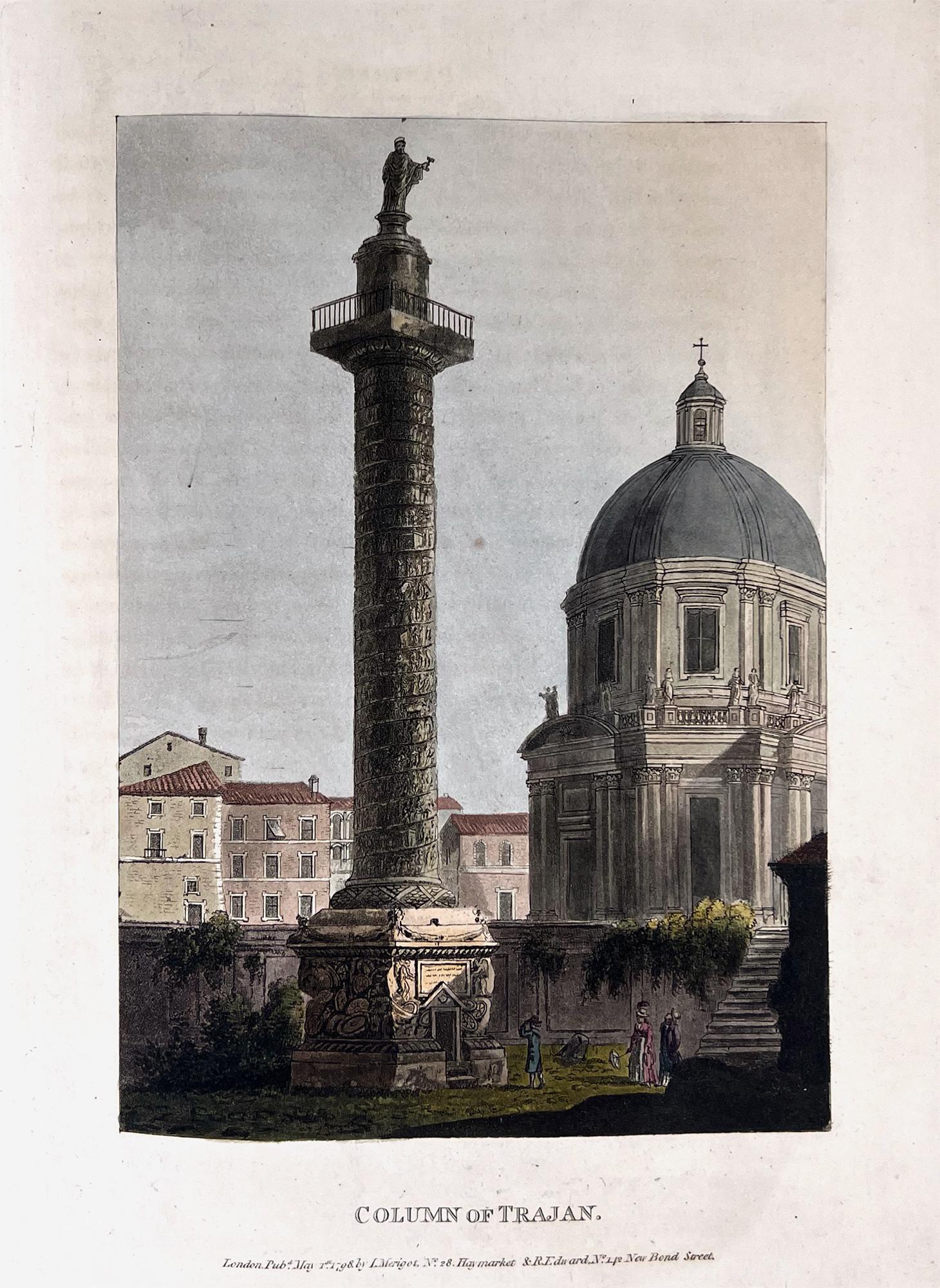 XIX secolo A Select Collection'S di vedute e rovine di Roma e dintorni di James Merigot in vendita