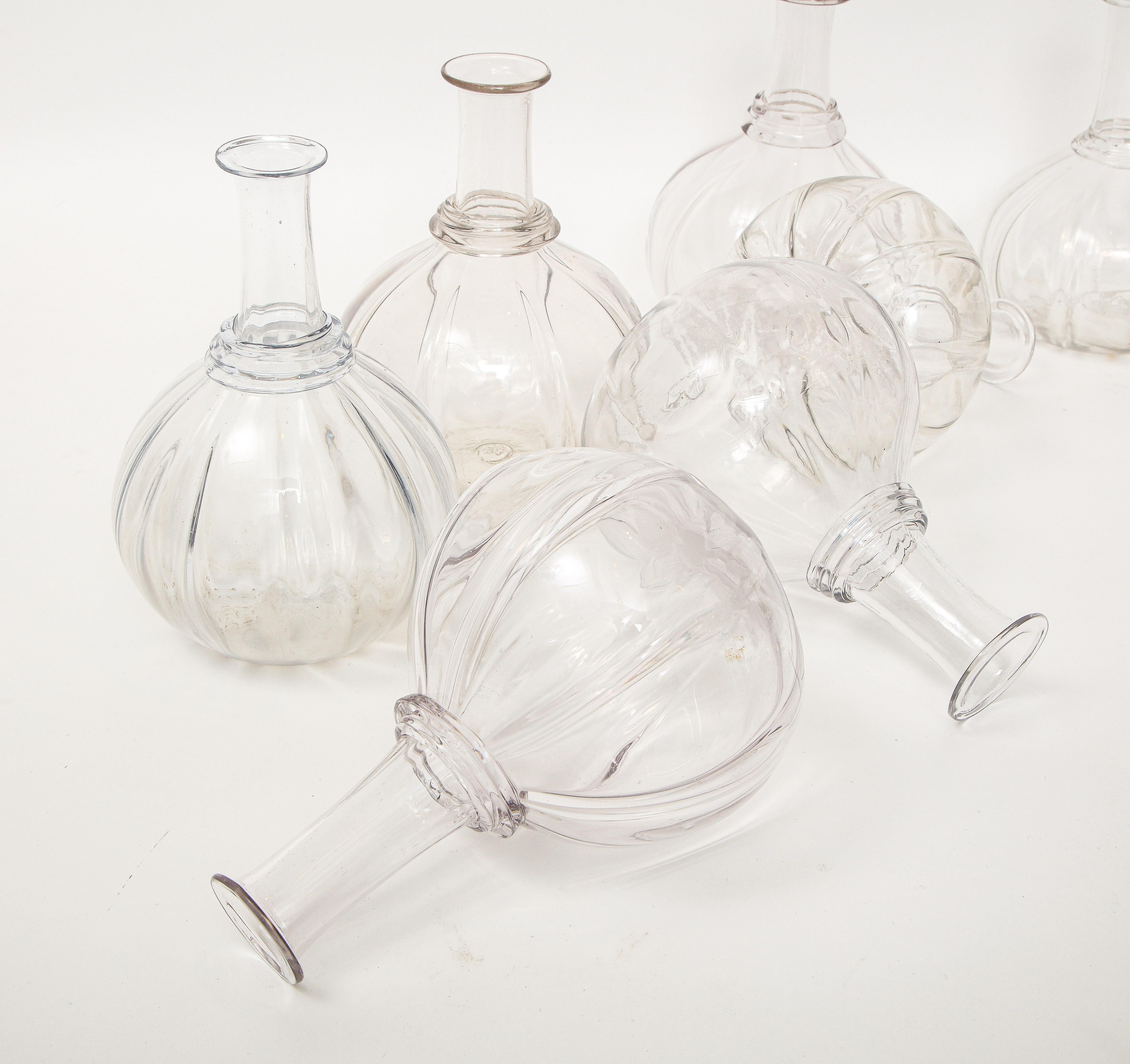 Selection of Swedish Blown Water Carafes, 19th Century 5