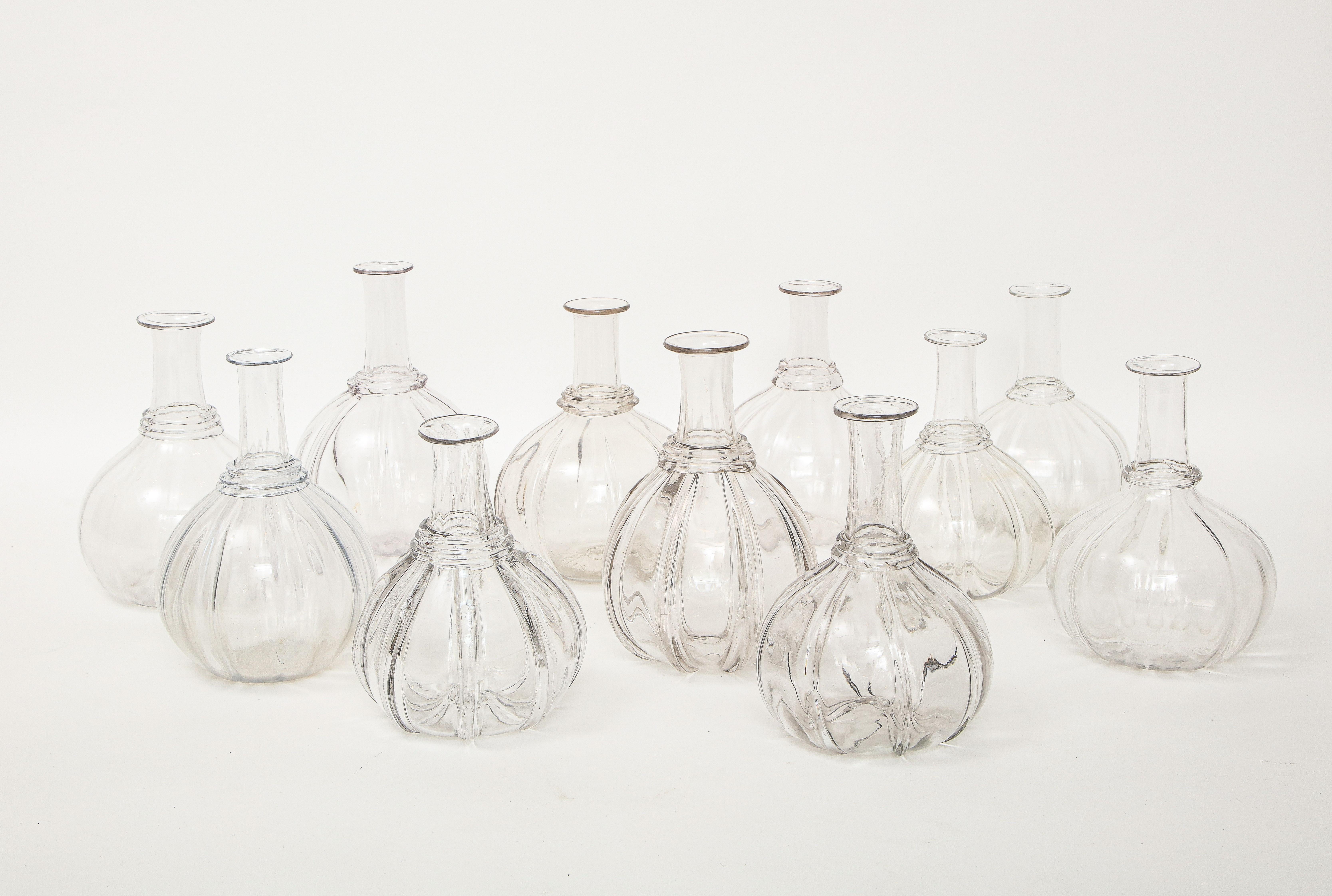 Other Selection of Swedish Blown Water Carafes, 19th Century
