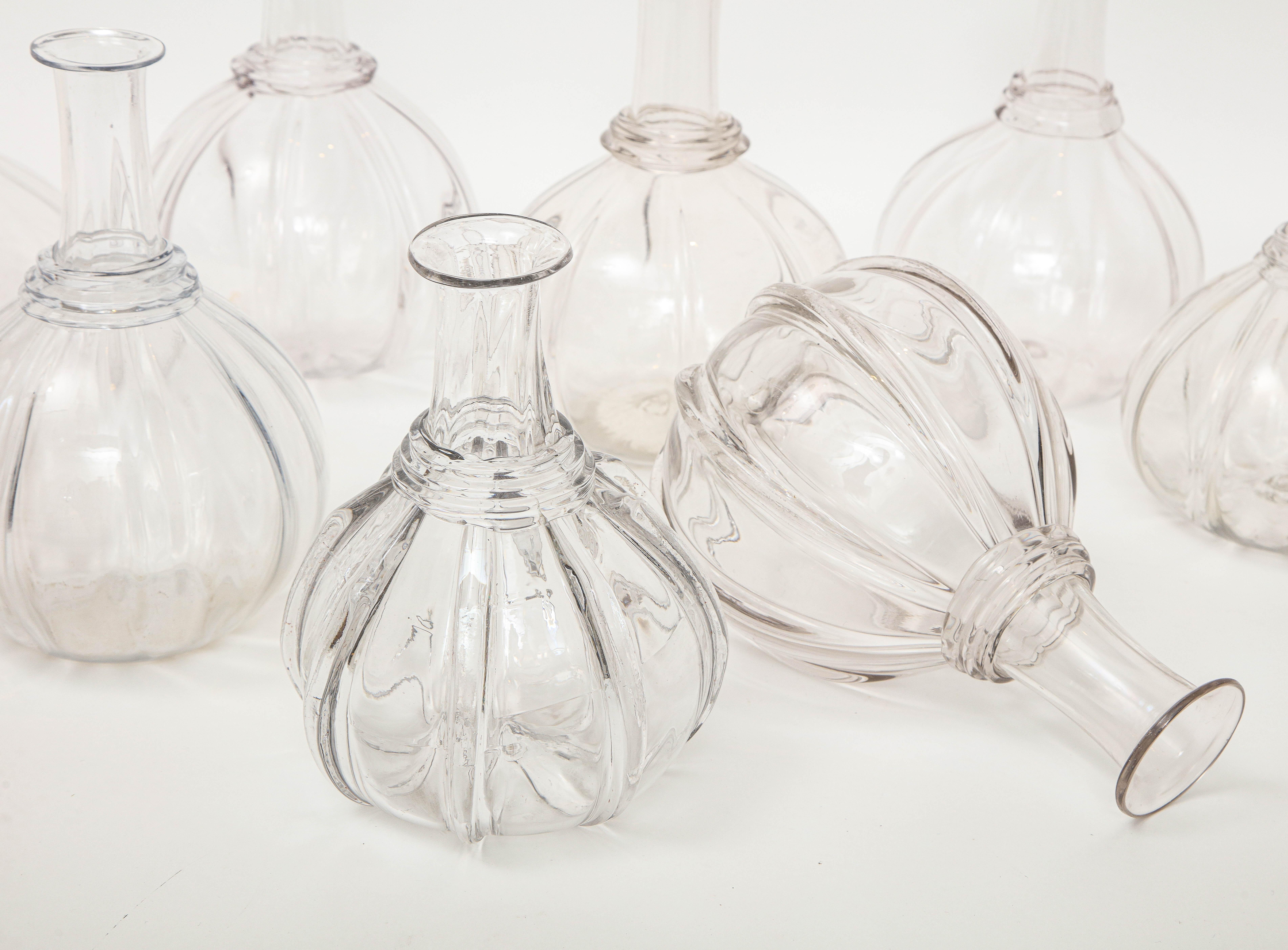 Selection of Swedish Blown Water Carafes, 19th Century 3