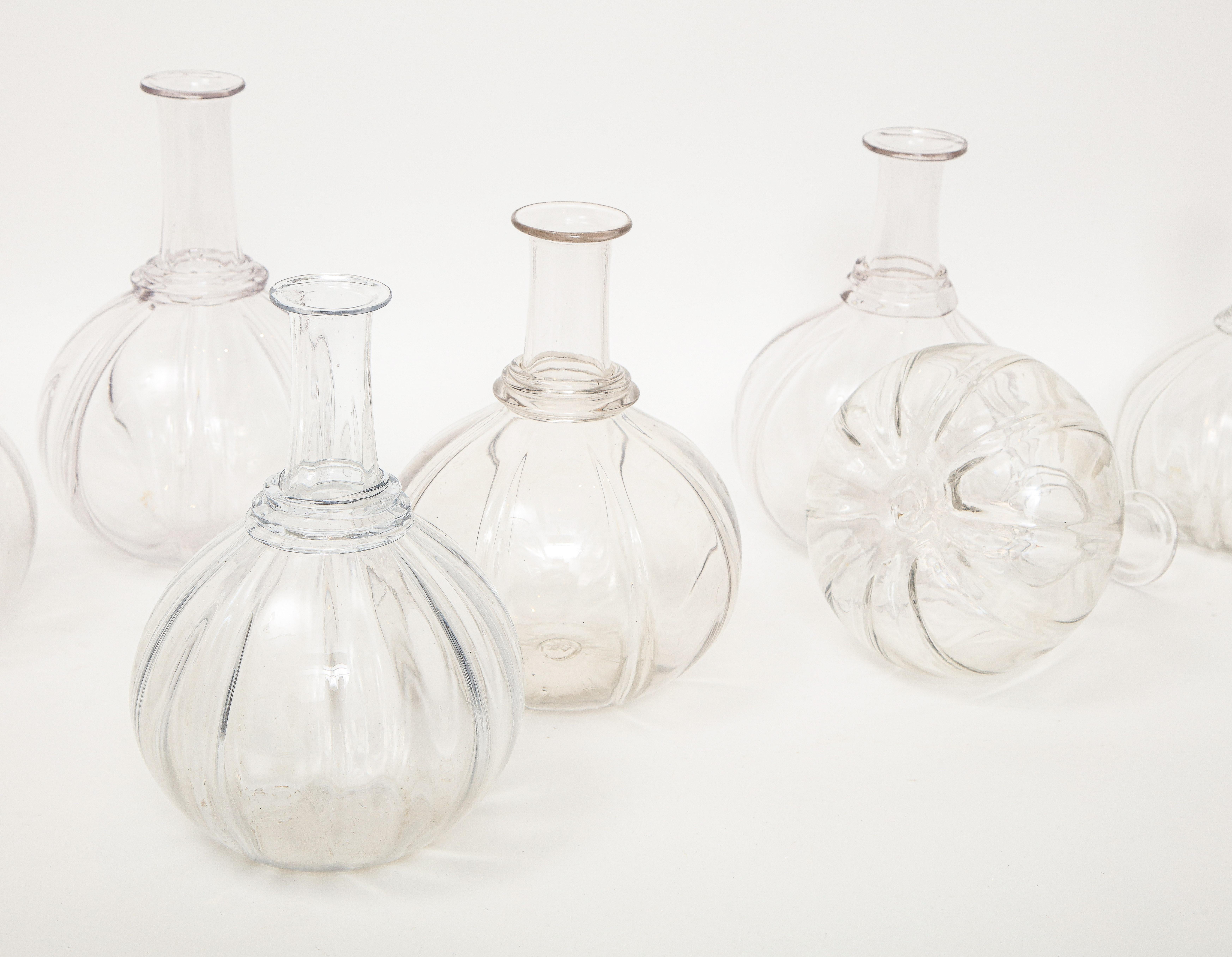 Selection of Swedish Blown Water Carafes, 19th Century 4