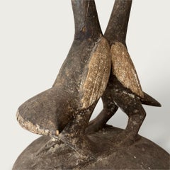 A Senufo Sculpture of Two Birds