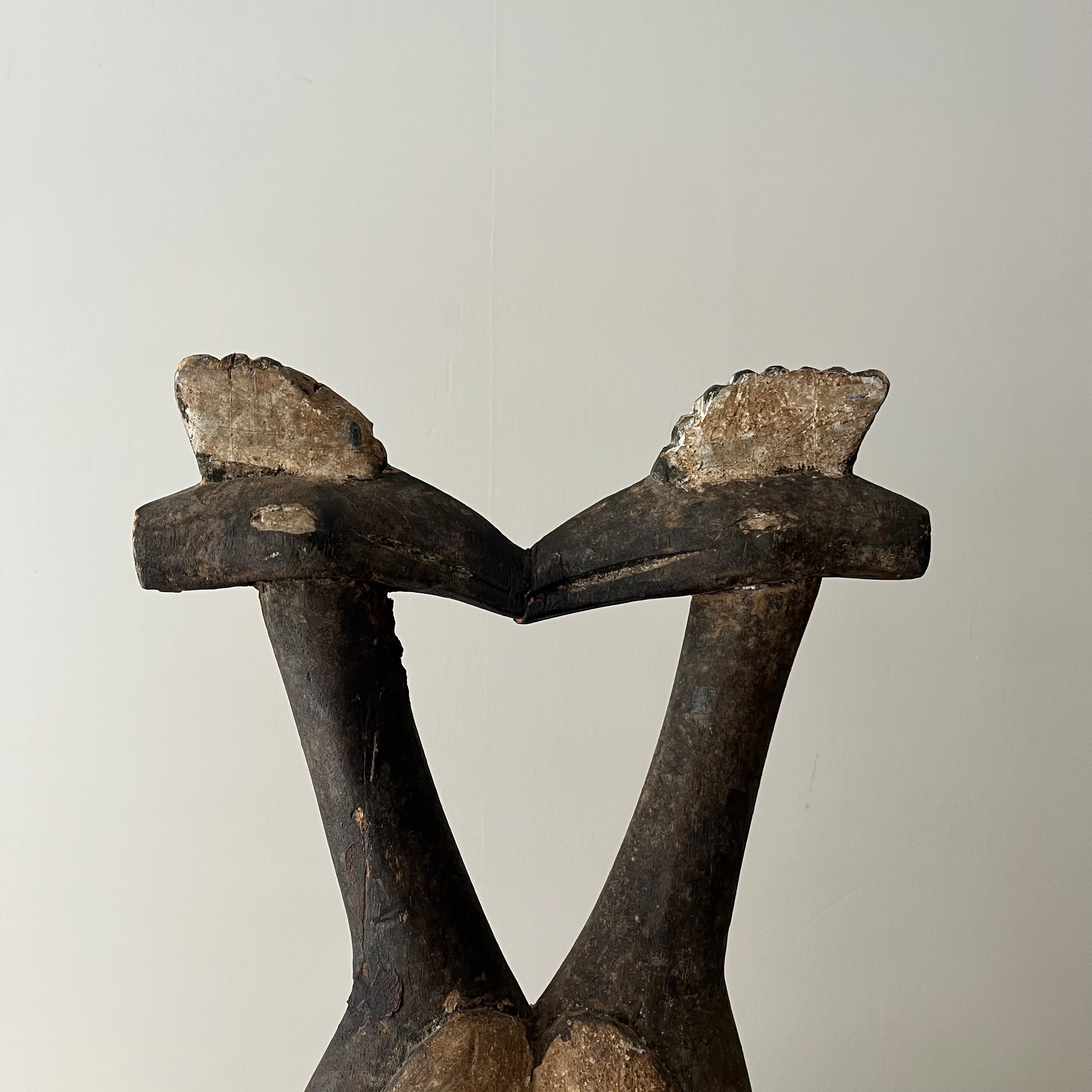 Una scultura Senufo di due uccelli in vendita 1