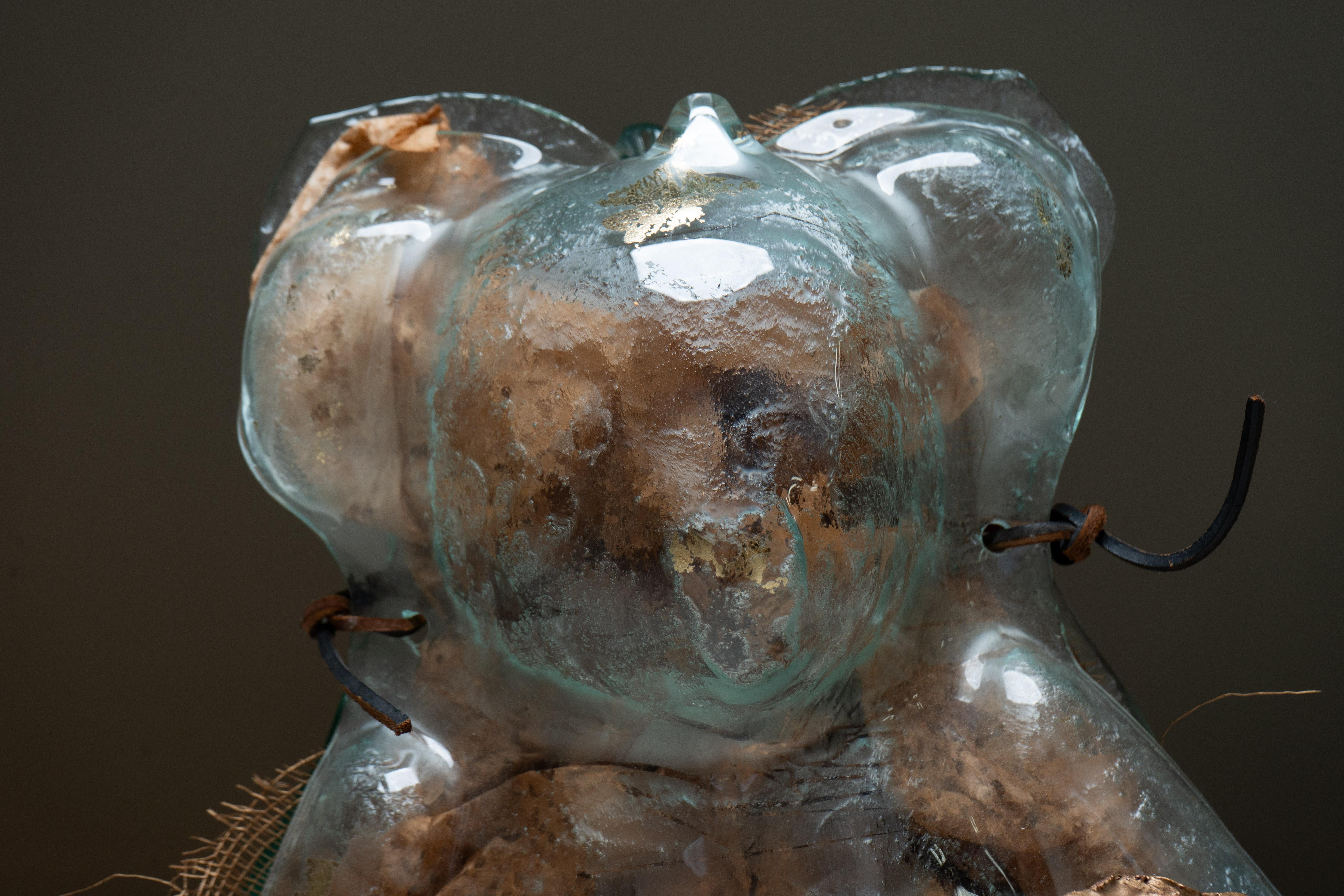Un osito de peluche de cristal de época Serge Mansau en Bueno estado para la venta en Chicago, IL