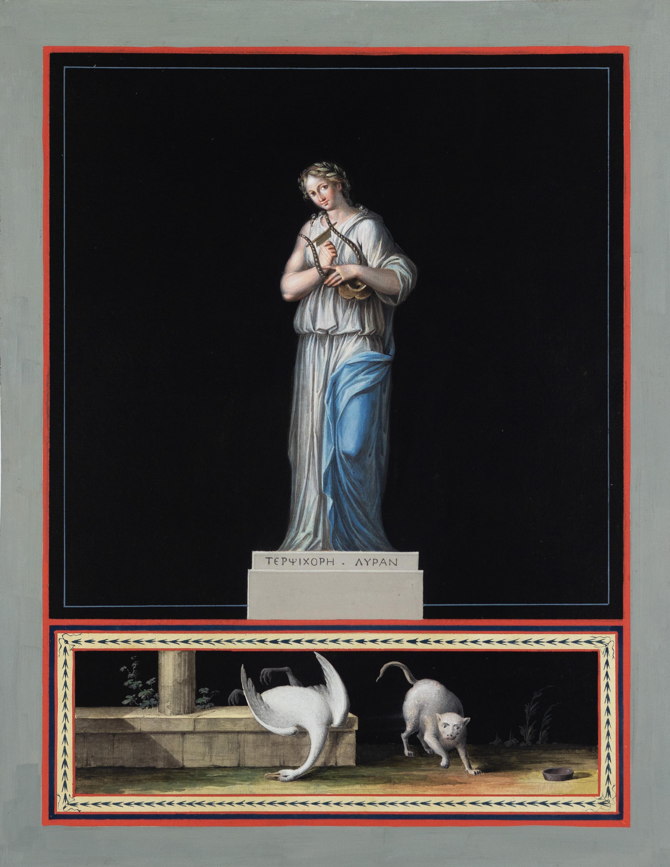 Néoclassique Une série de 12 aquarelles du 18e siècle de Michelangelo Maestri en vente