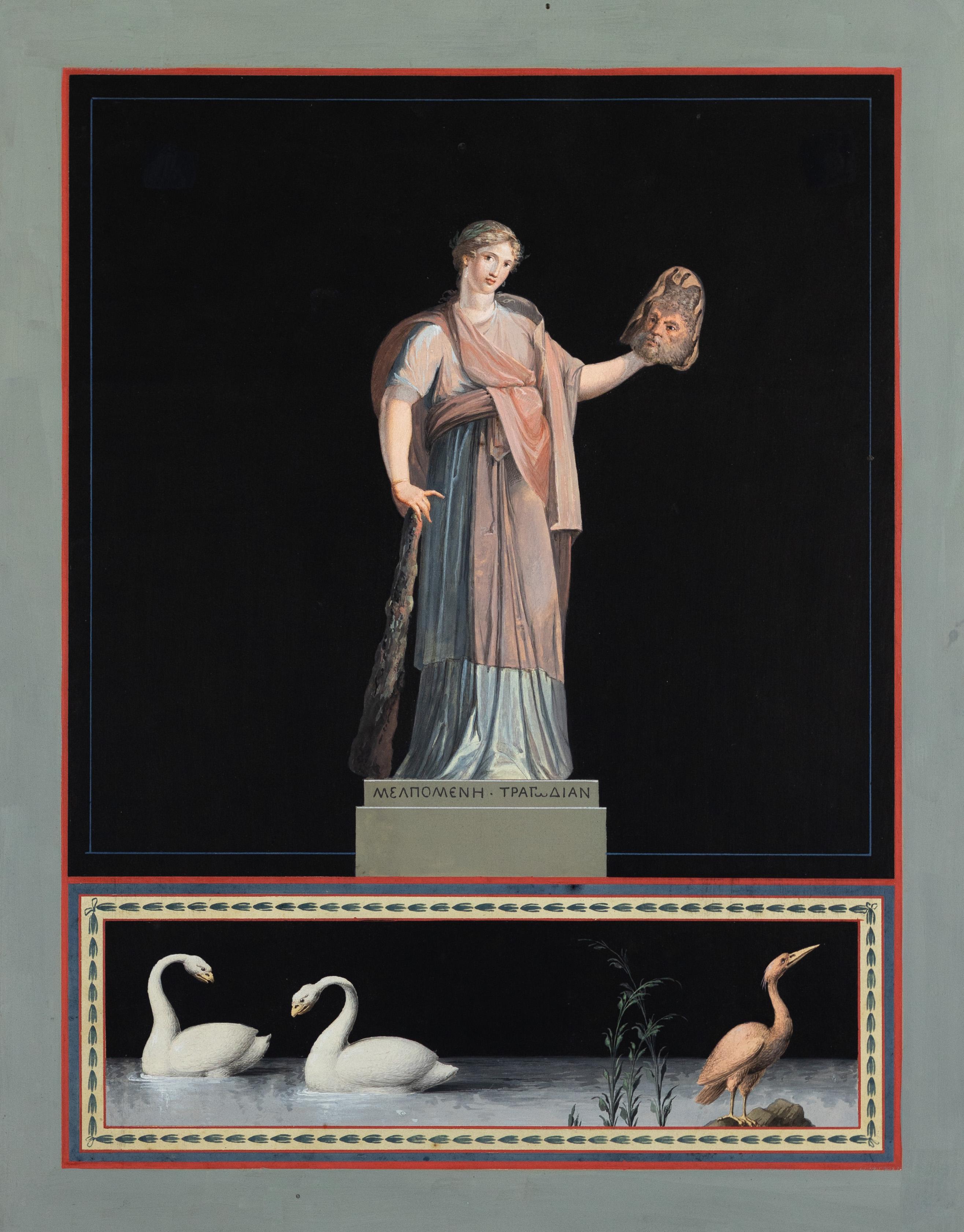 Une série de 12 aquarelles du 18e siècle de Michelangelo Maestri Bon état - En vente à Harrington Park, NJ