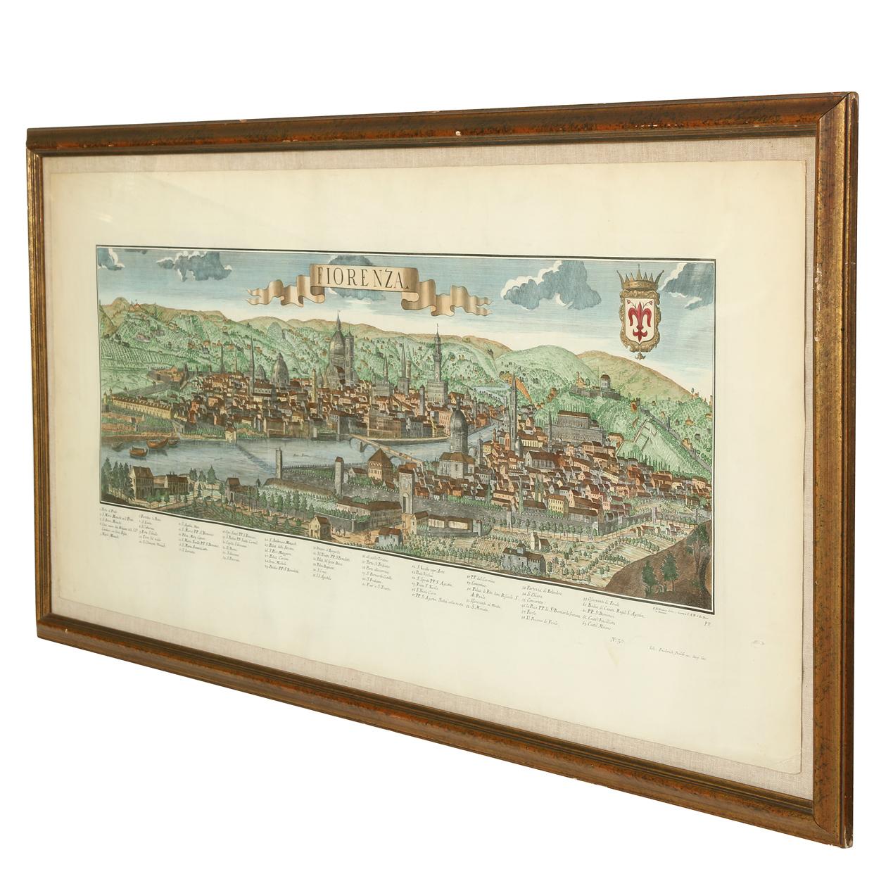 A Series of Historical Maps of Italian Cities For Sale 5
