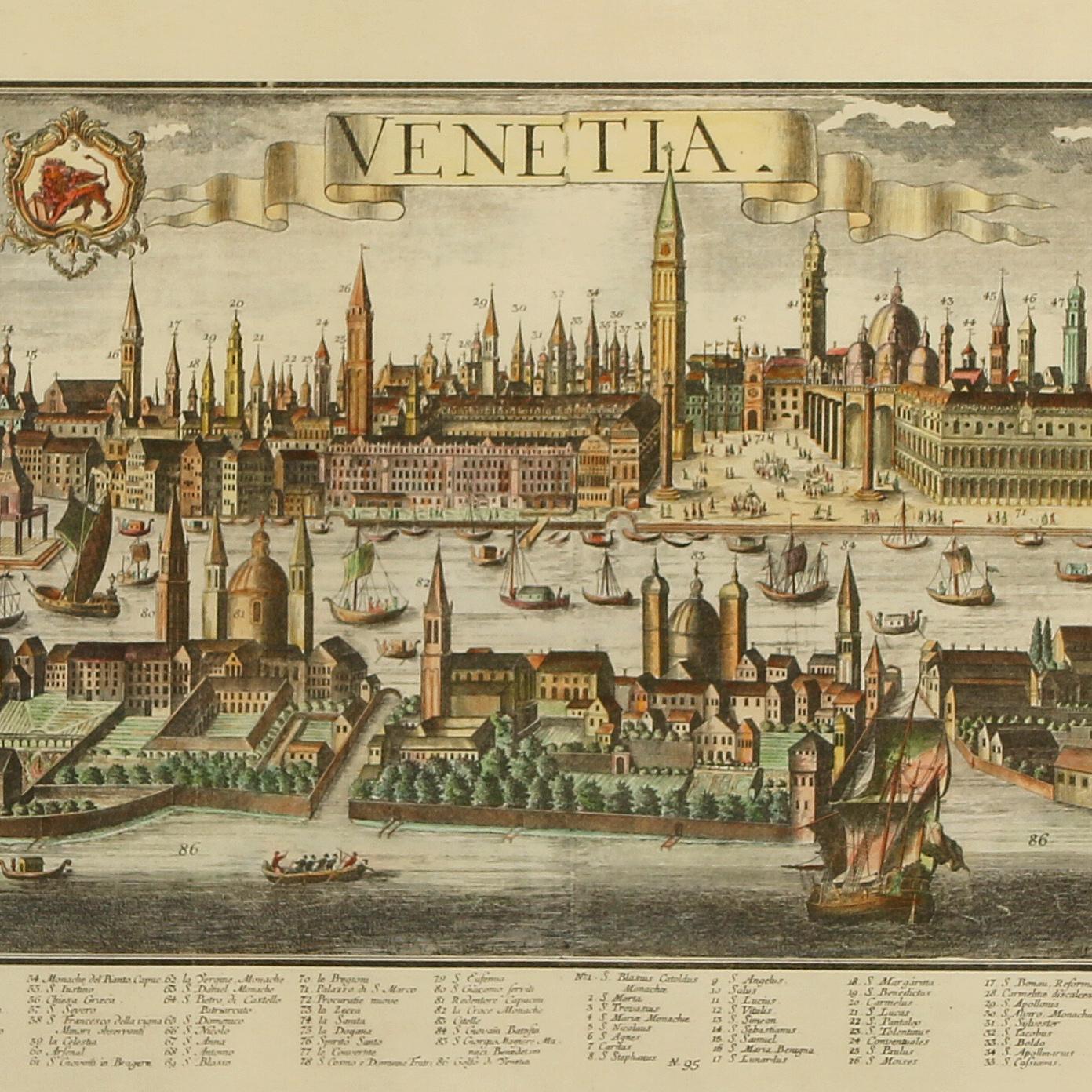 A Series of Historical Maps of Italian Cities In Good Condition For Sale In New York, NY
