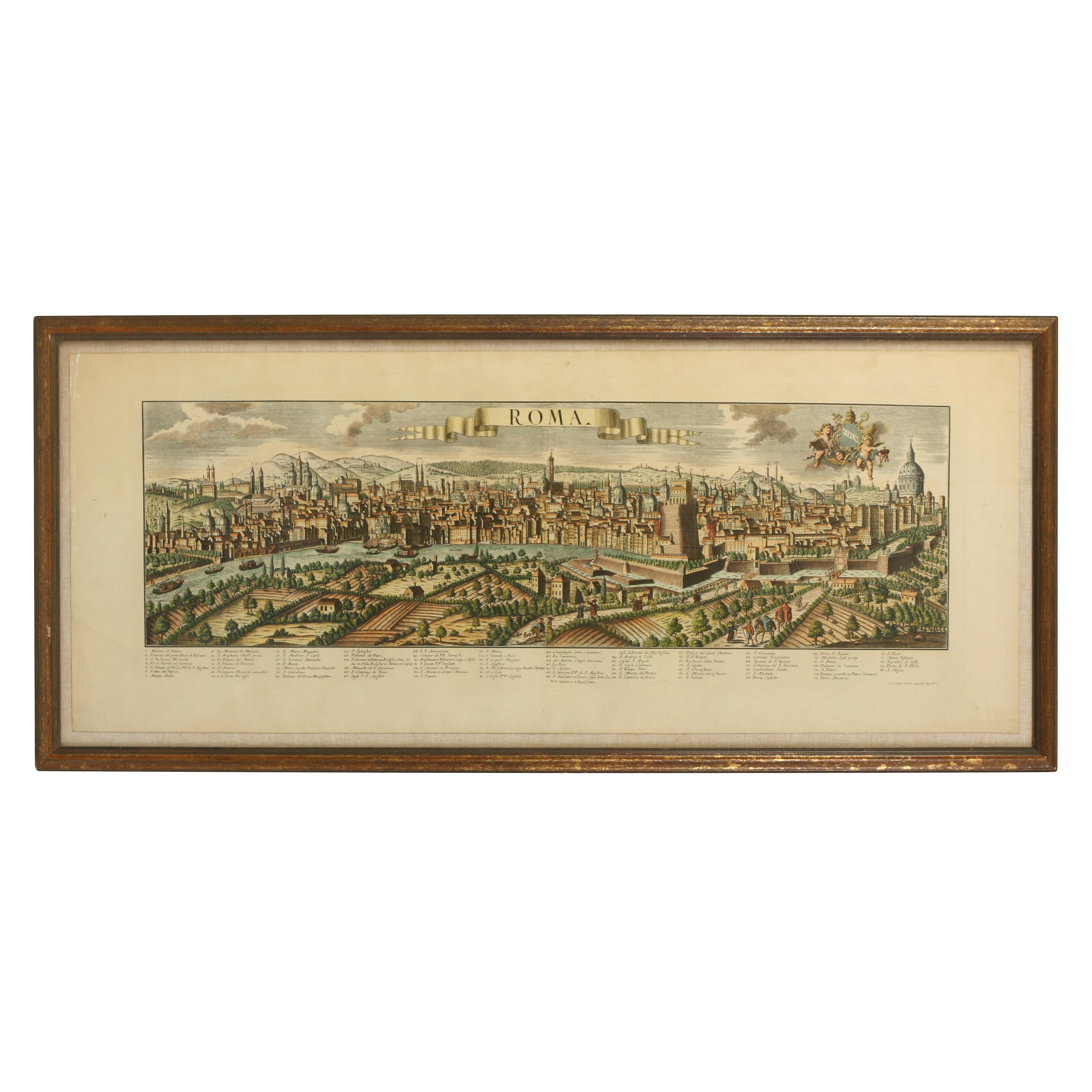 Paper A Series of Historical Maps of Italian Cities For Sale